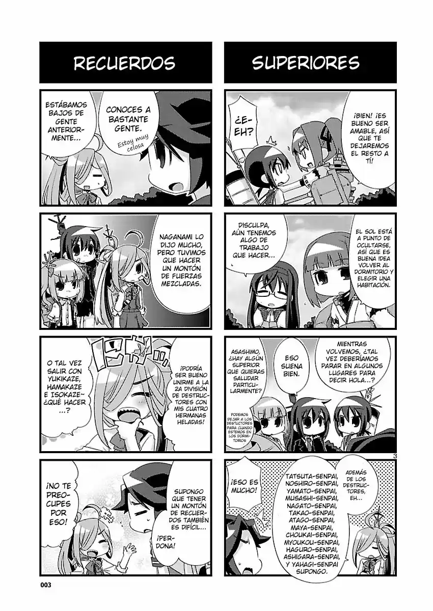Kantai Collection 4-koma Comic: Fubuki- Ganbarimasu! (2013) - Capítulo 89 - Página 3 - LectorTMOo