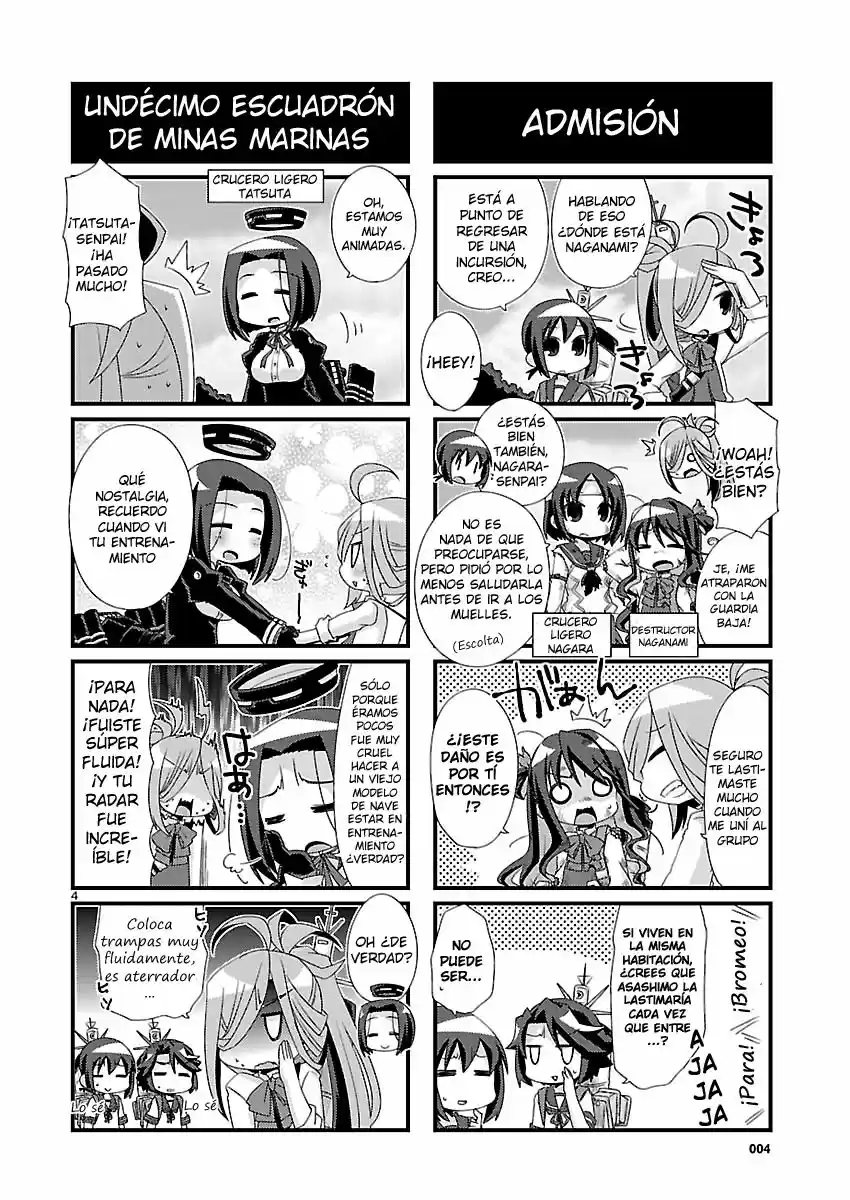 Kantai Collection 4-koma Comic: Fubuki- Ganbarimasu! (2013) - Capítulo 89 - Página 4 - LectorTMOo