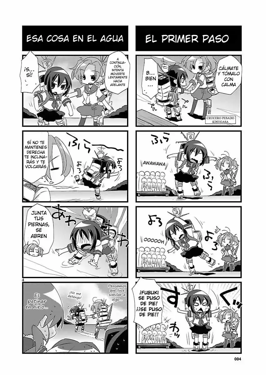 Kantai Collection 4-koma Comic: Fubuki- Ganbarimasu! (2013) - Capítulo 9 - Página 4 - LectorTMOo