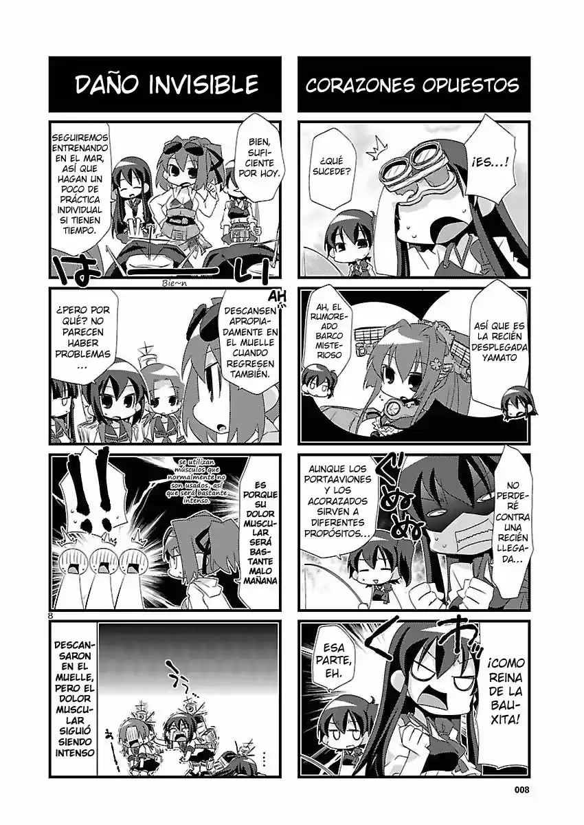 Kantai Collection 4-koma Comic: Fubuki- Ganbarimasu! (2013) - Capítulo 9 - Página 8 - LectorTMOo