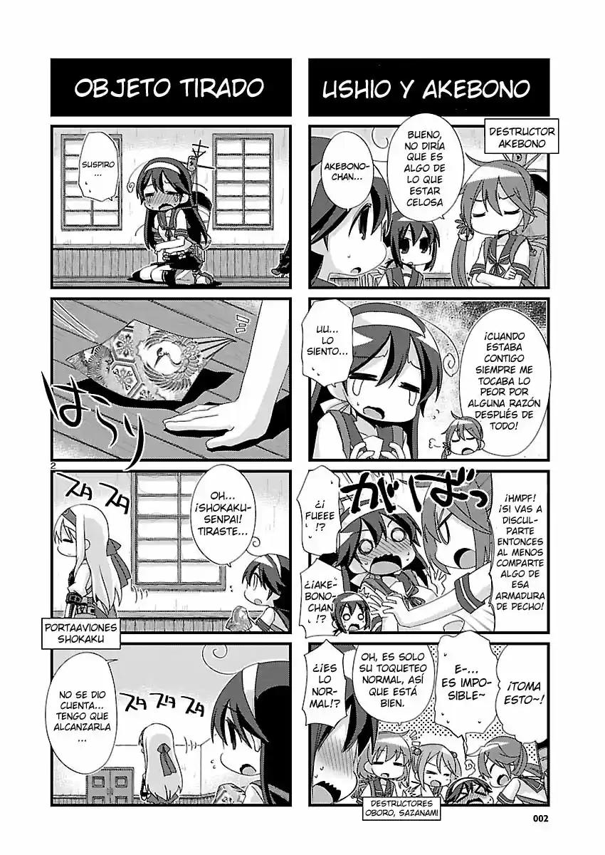 Kantai Collection 4-koma Comic: Fubuki- Ganbarimasu! (2013) - Capítulo 90 - Página 2 - LectorTMOo
