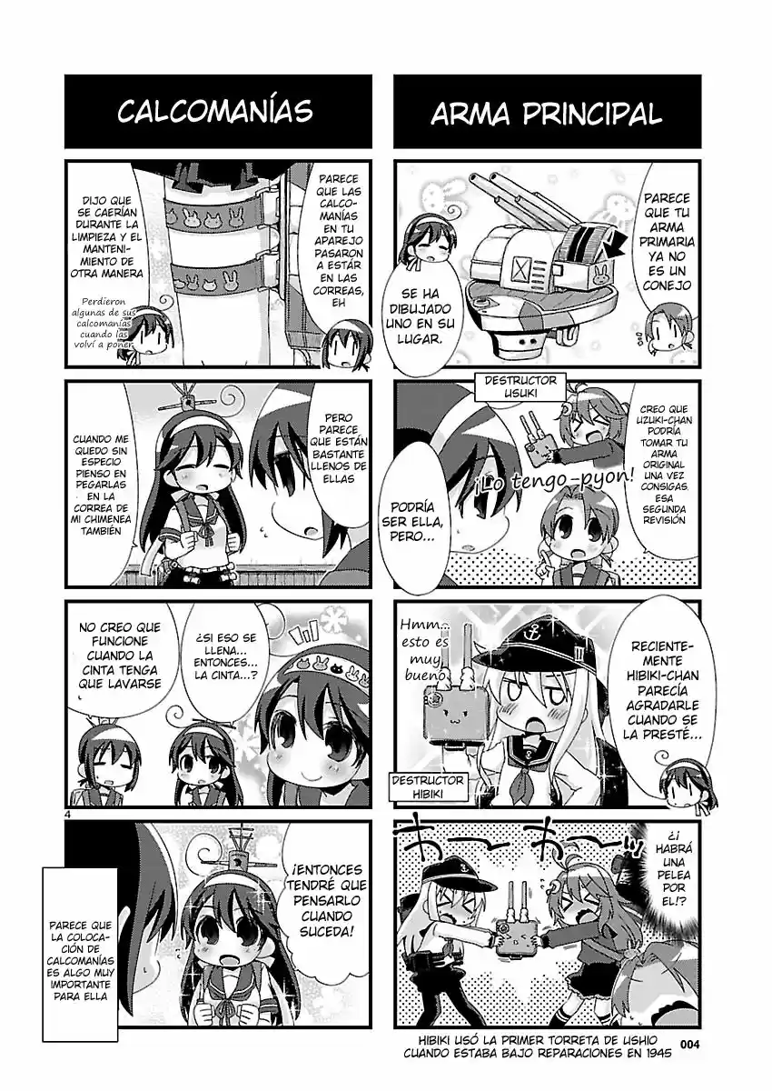 Kantai Collection 4-koma Comic: Fubuki- Ganbarimasu! (2013) - Capítulo 90 - Página 4 - LectorTMOo