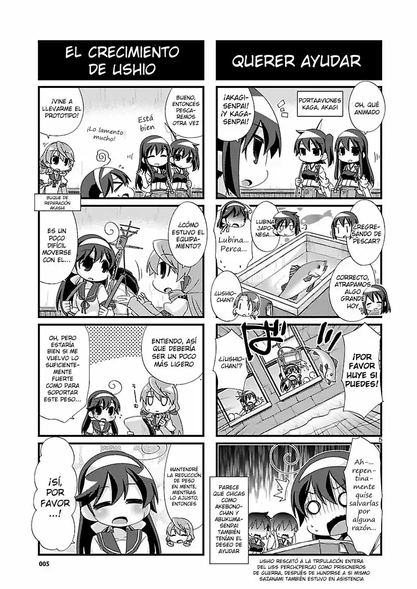 Kantai Collection 4-koma Comic: Fubuki- Ganbarimasu! (2013) - Capítulo 90 - Página 5 - LectorTMOo