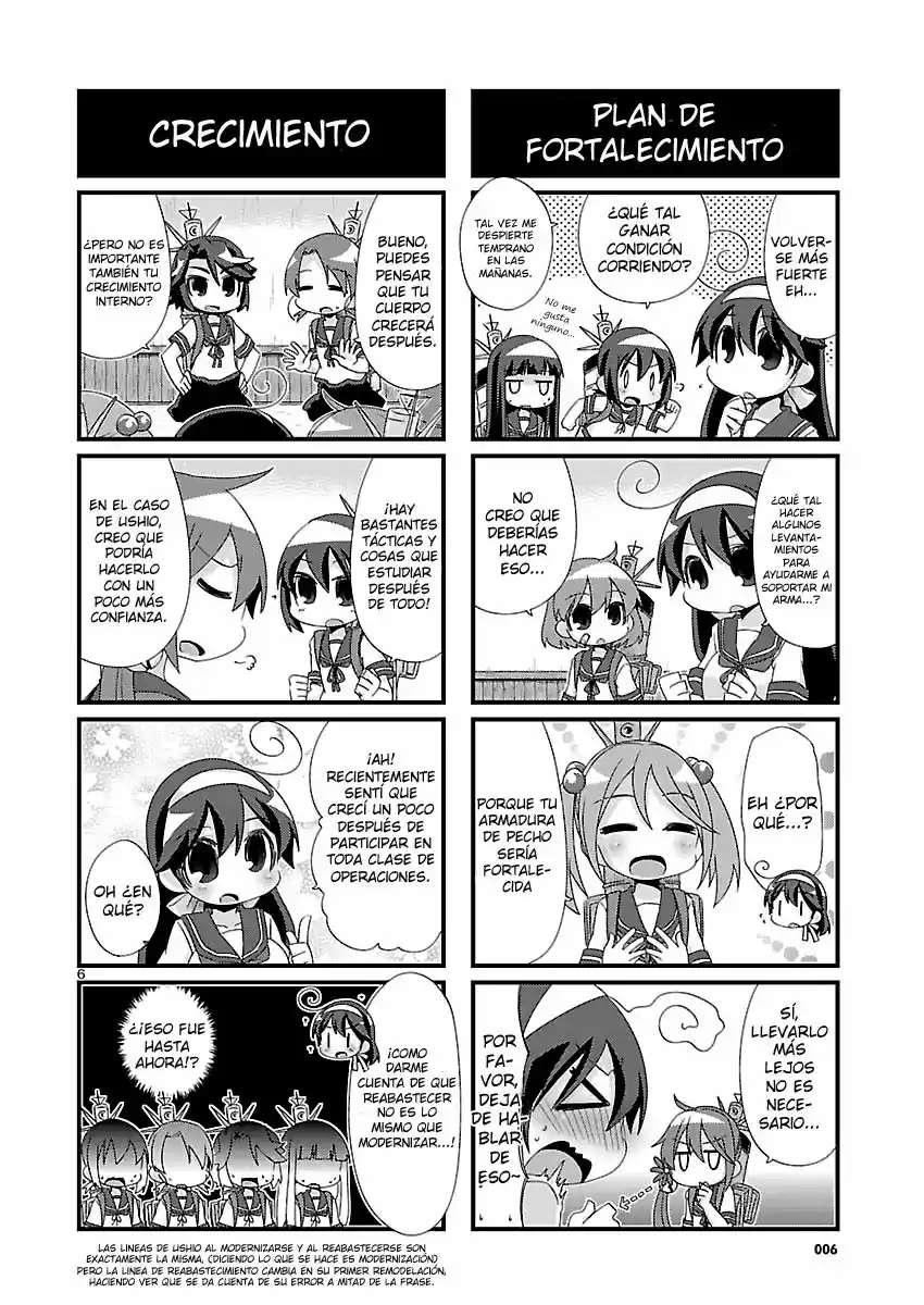Kantai Collection 4-koma Comic: Fubuki- Ganbarimasu! (2013) - Capítulo 90 - Página 6 - LectorTMOo