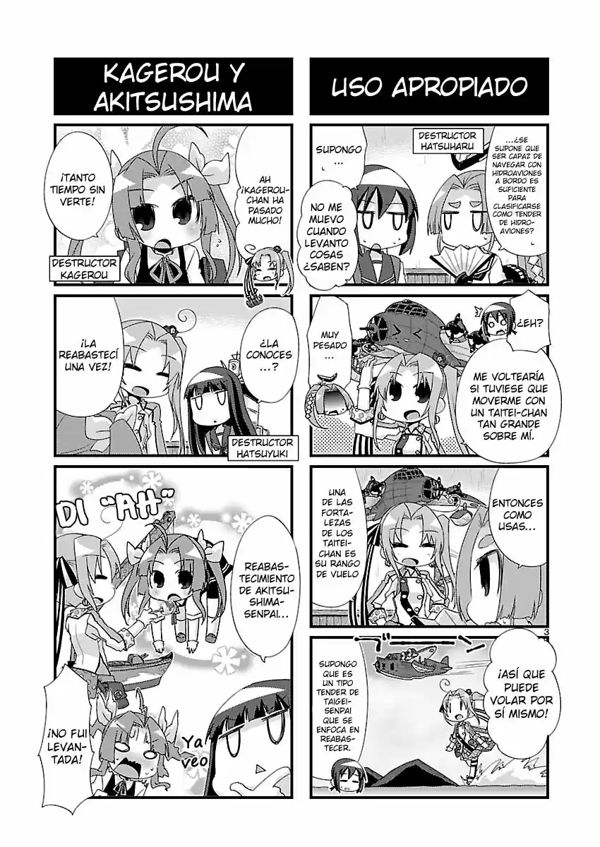 Kantai Collection 4-koma Comic: Fubuki- Ganbarimasu! (2013) - Capítulo 92 - Página 3 - LectorTMOo
