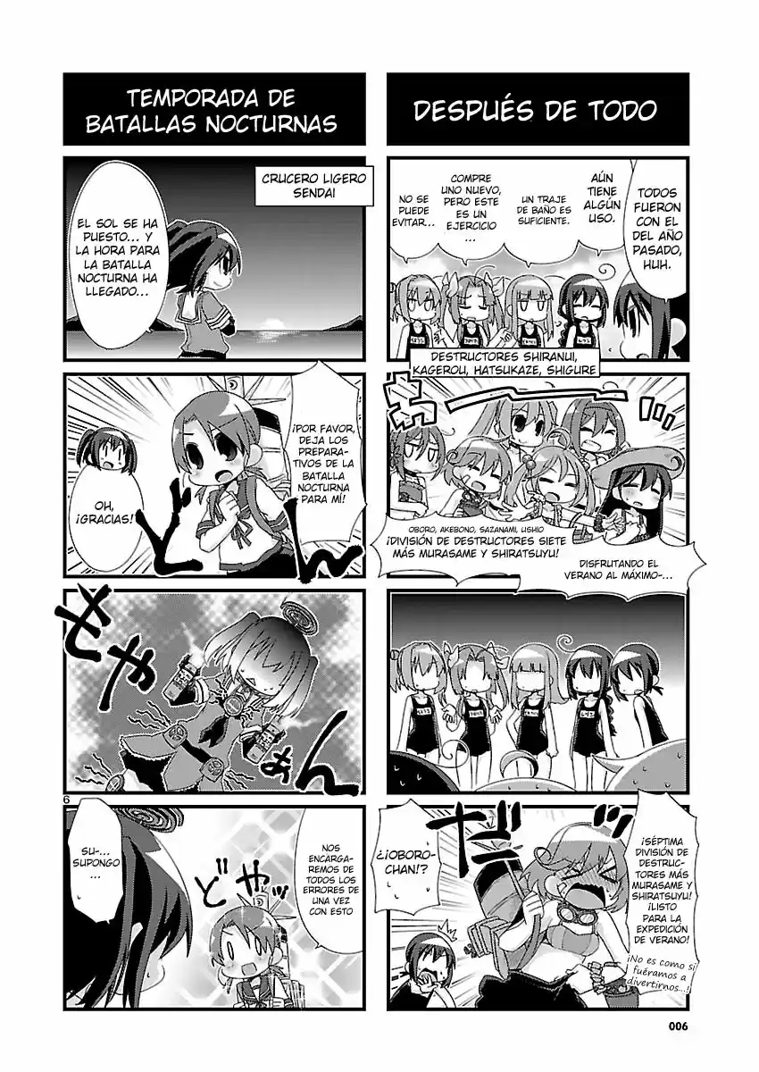 Kantai Collection 4-koma Comic: Fubuki- Ganbarimasu! (2013) - Capítulo 93 - Página 6 - LectorTMOo