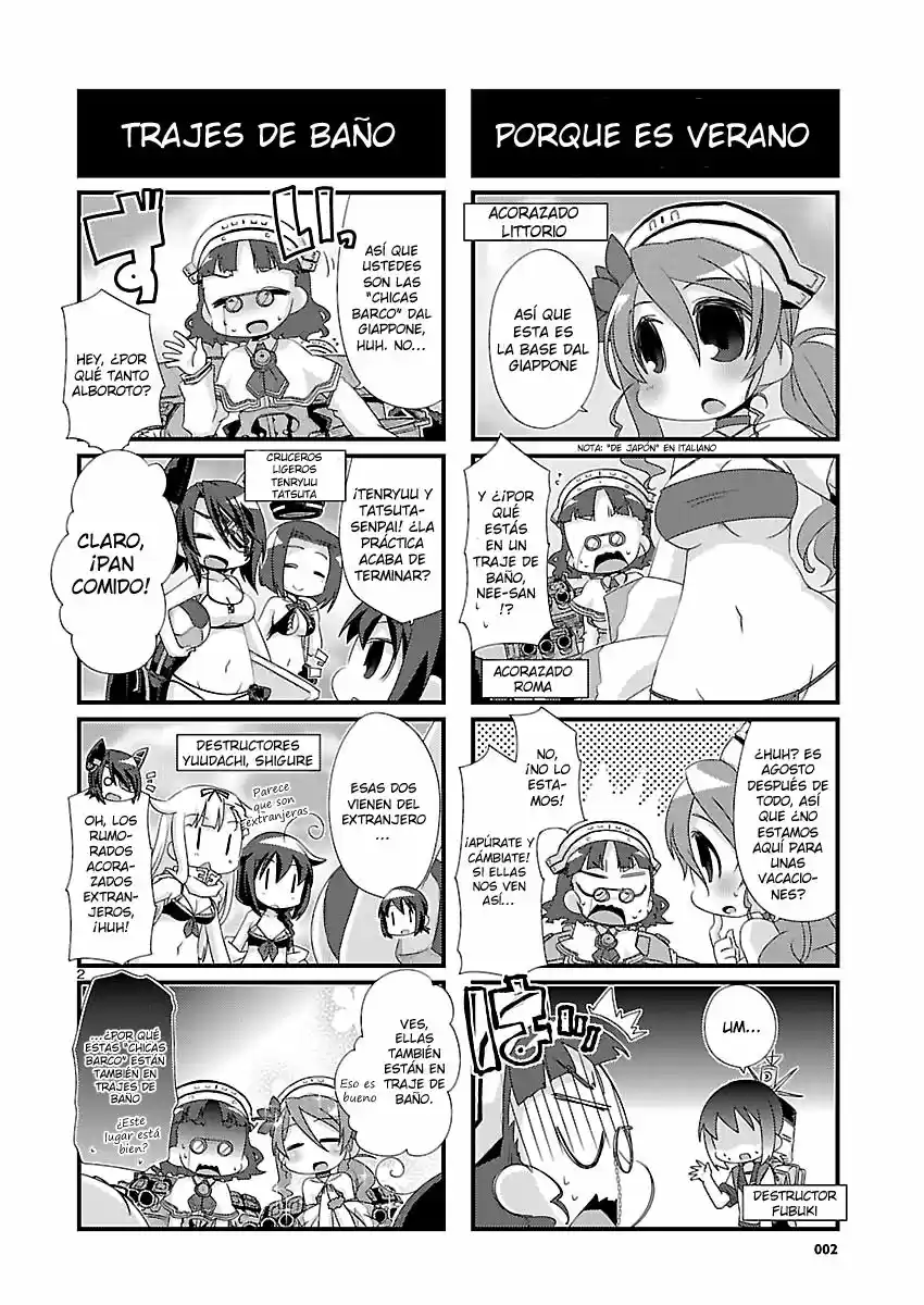 Kantai Collection 4-koma Comic: Fubuki- Ganbarimasu! (2013) - Capítulo 95 - Página 2 - LectorTMOo
