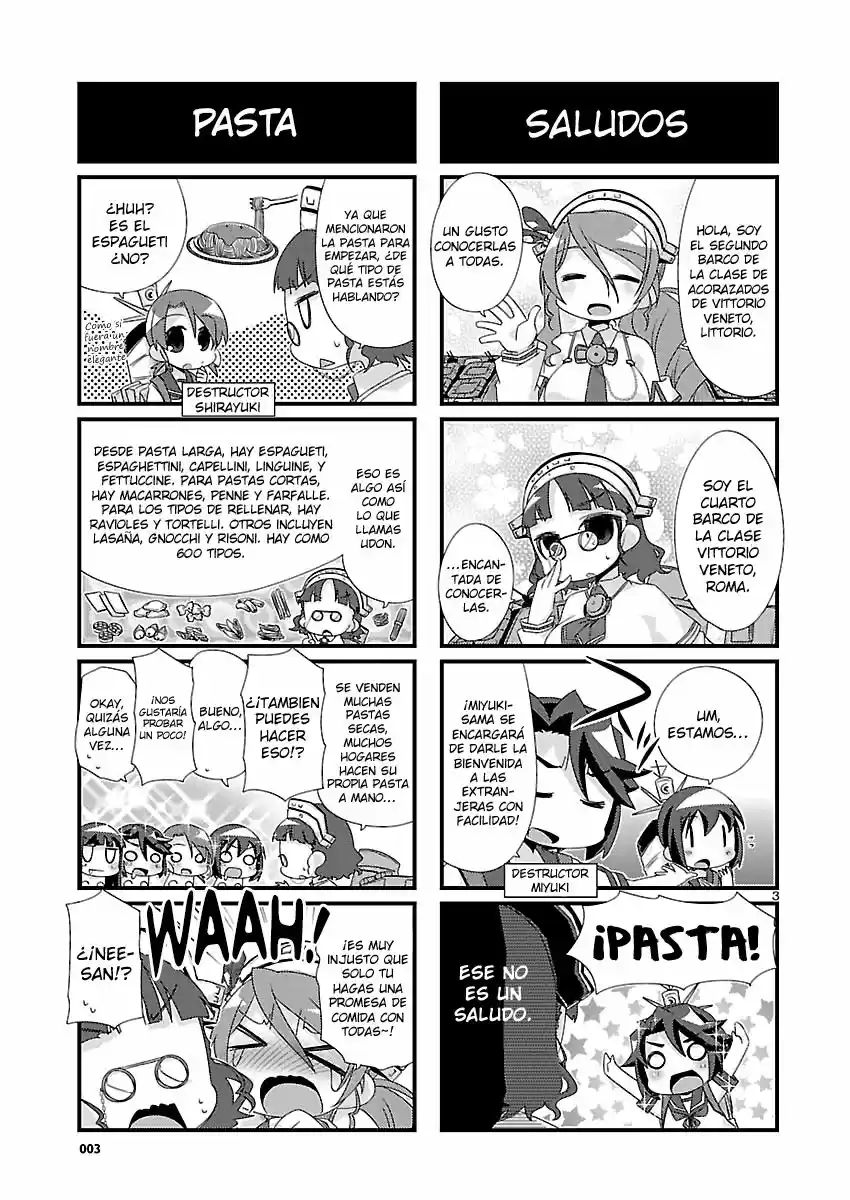 Kantai Collection 4-koma Comic: Fubuki- Ganbarimasu! (2013) - Capítulo 95 - Página 3 - LectorTMOo