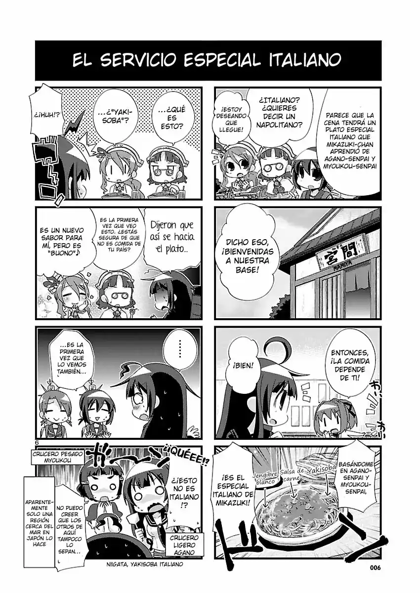 Kantai Collection 4-koma Comic: Fubuki- Ganbarimasu! (2013) - Capítulo 95 - Página 6 - LectorTMOo