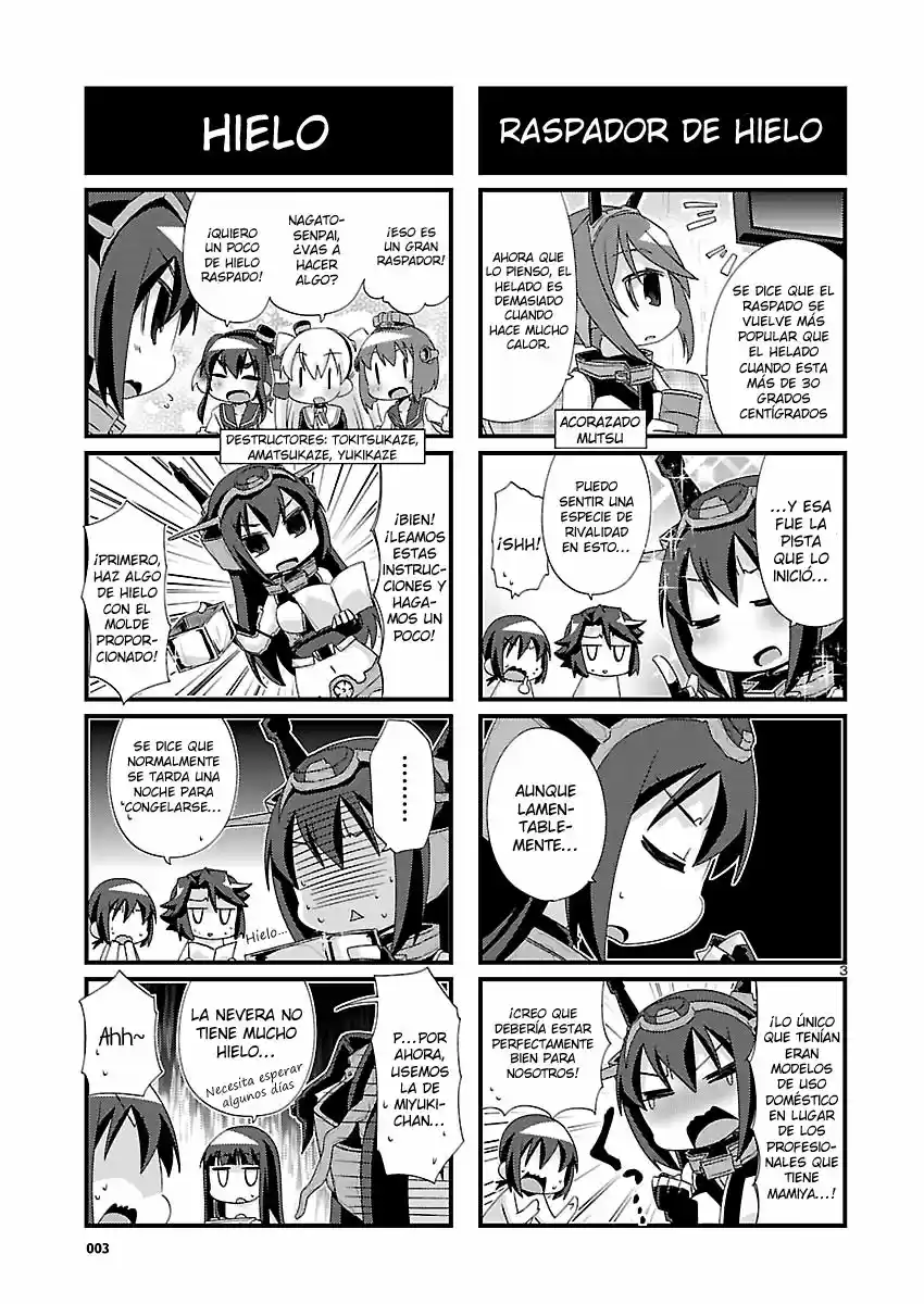 Kantai Collection 4-koma Comic: Fubuki- Ganbarimasu! (2013) - Capítulo 97 - Página 3 - LectorTMOo