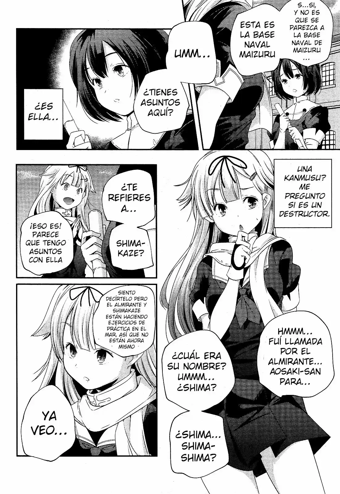 Kantai Collection -Kan Colle-: Shimakaze Tsumujikaze no Shoujo (2013) - Capítulo 7 - Página 3 - LectorTMOo