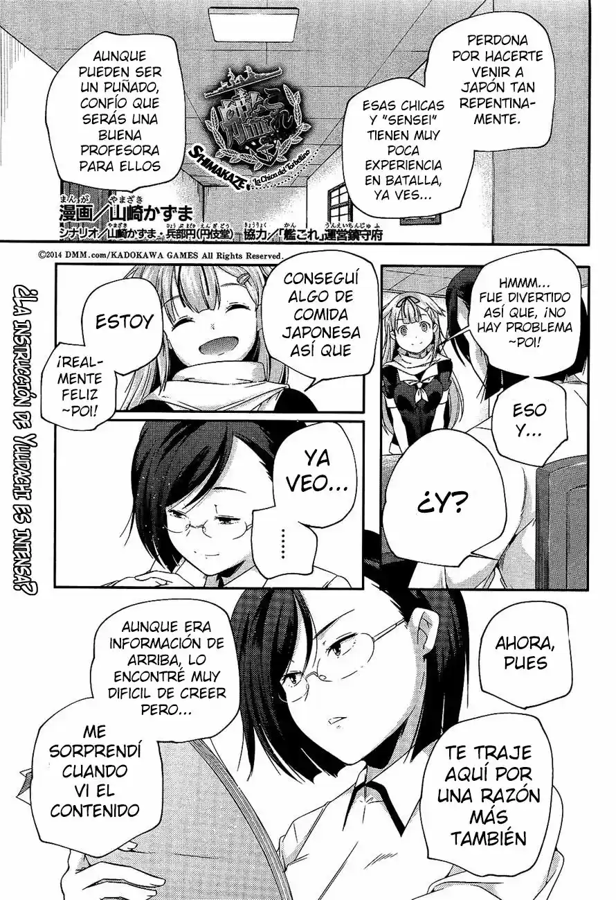 Kantai Collection -Kan Colle-: Shimakaze Tsumujikaze no Shoujo (2013) - Capítulo 8 - Página 2 - LectorTMOo