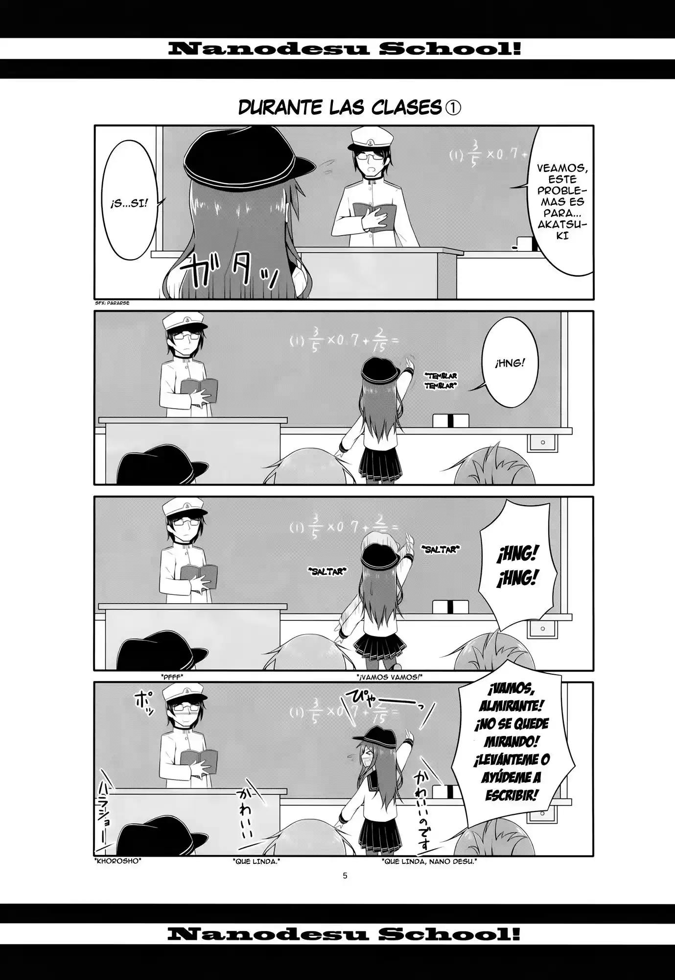Kantai Collection -KanColle- Nanodesu School! (Doujinshi) (2016) - Capítulo 1 - Página 4 - LectorTMOo