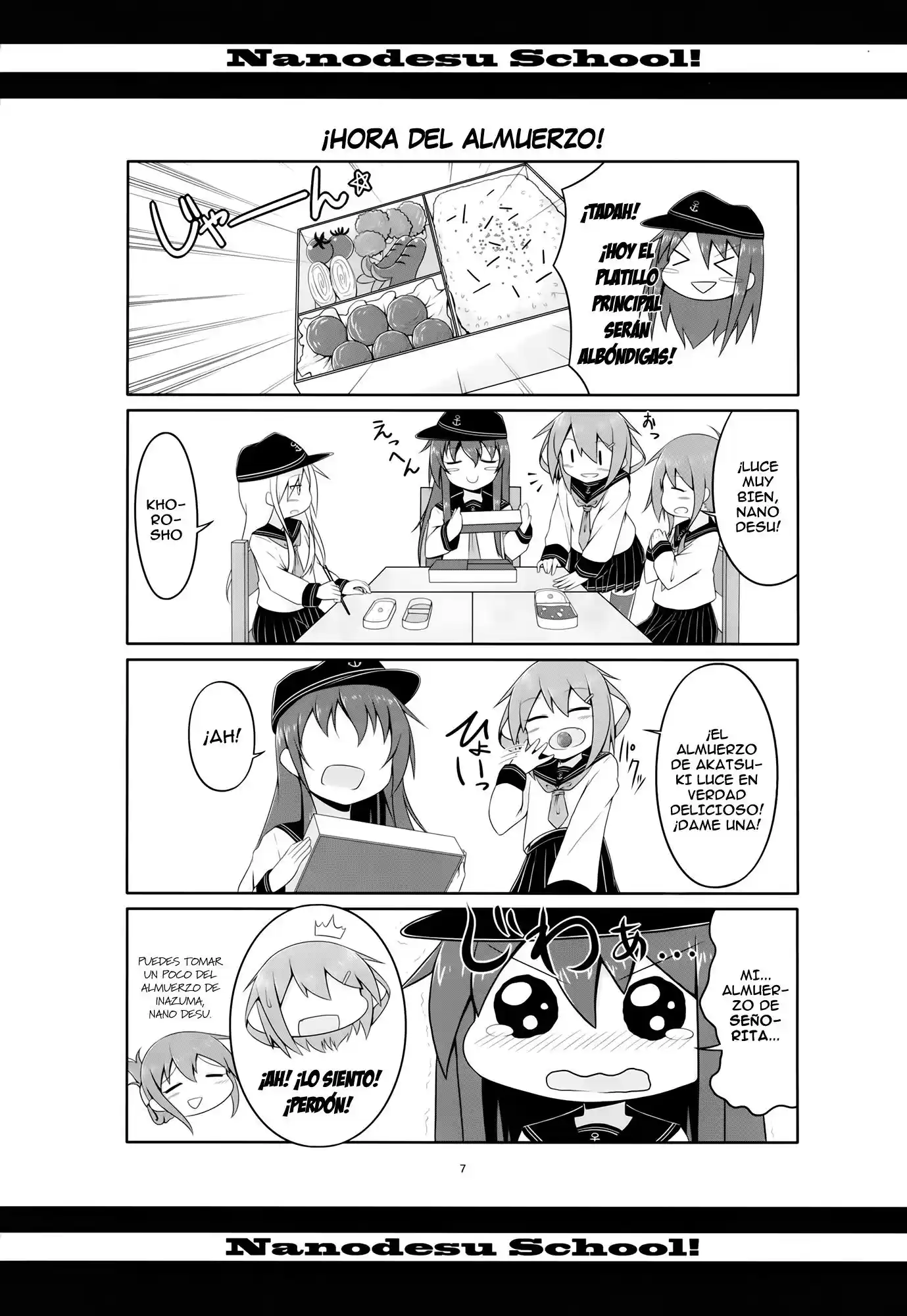 Kantai Collection -KanColle- Nanodesu School! (Doujinshi) (2016) - Capítulo 1 - Página 6 - LectorTMOo