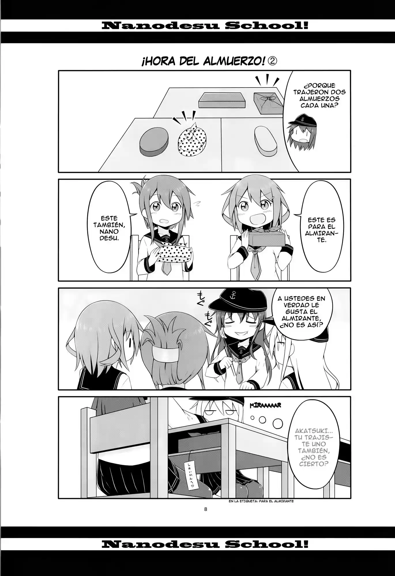 Kantai Collection -KanColle- Nanodesu School! (Doujinshi) (2016) - Capítulo 1 - Página 7 - LectorTMOo