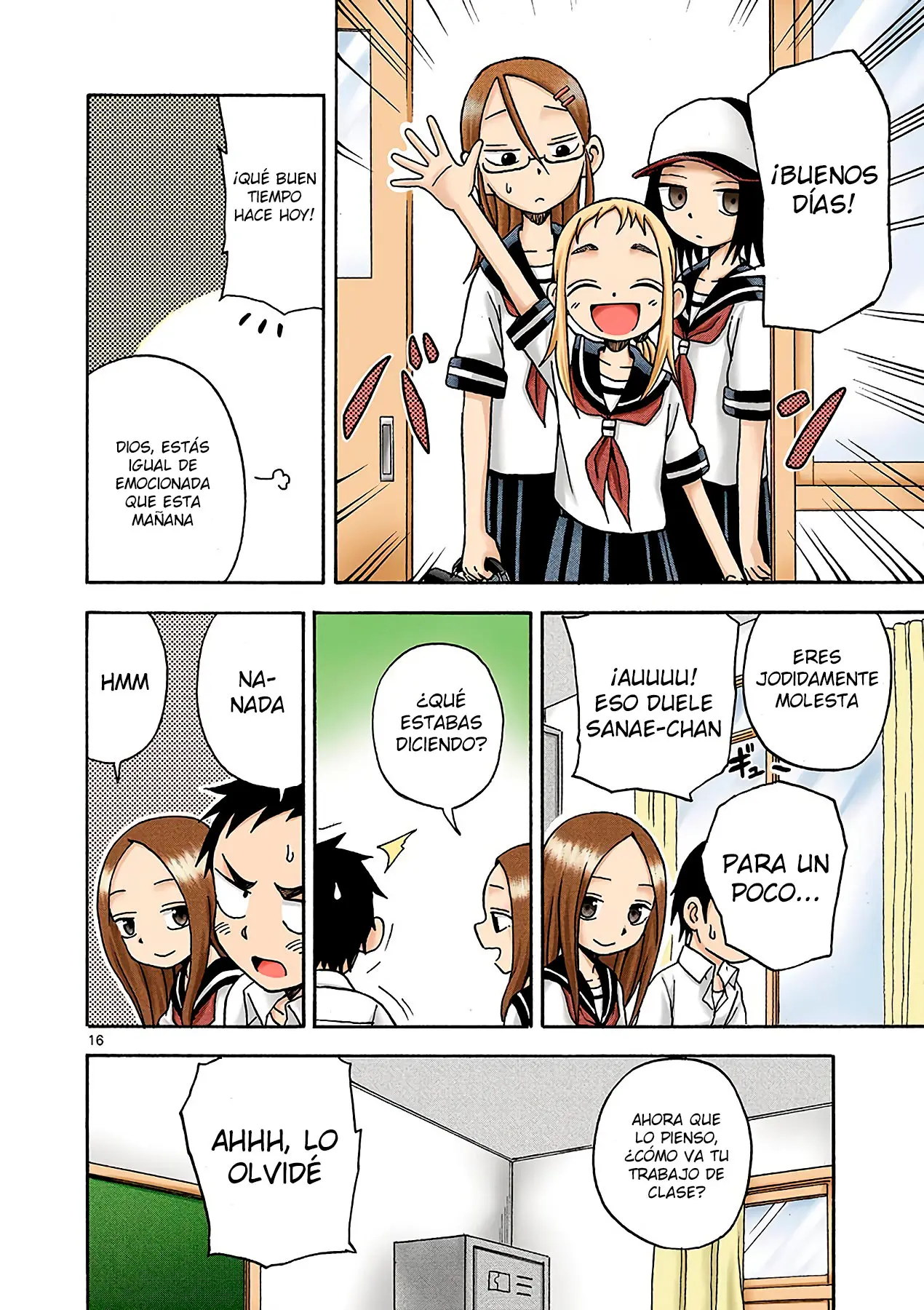 Karakai Jouzu no Takagi-san Full Color Special Edition (2018) - Capítulo 2 - Página 17 - LectorTMOo