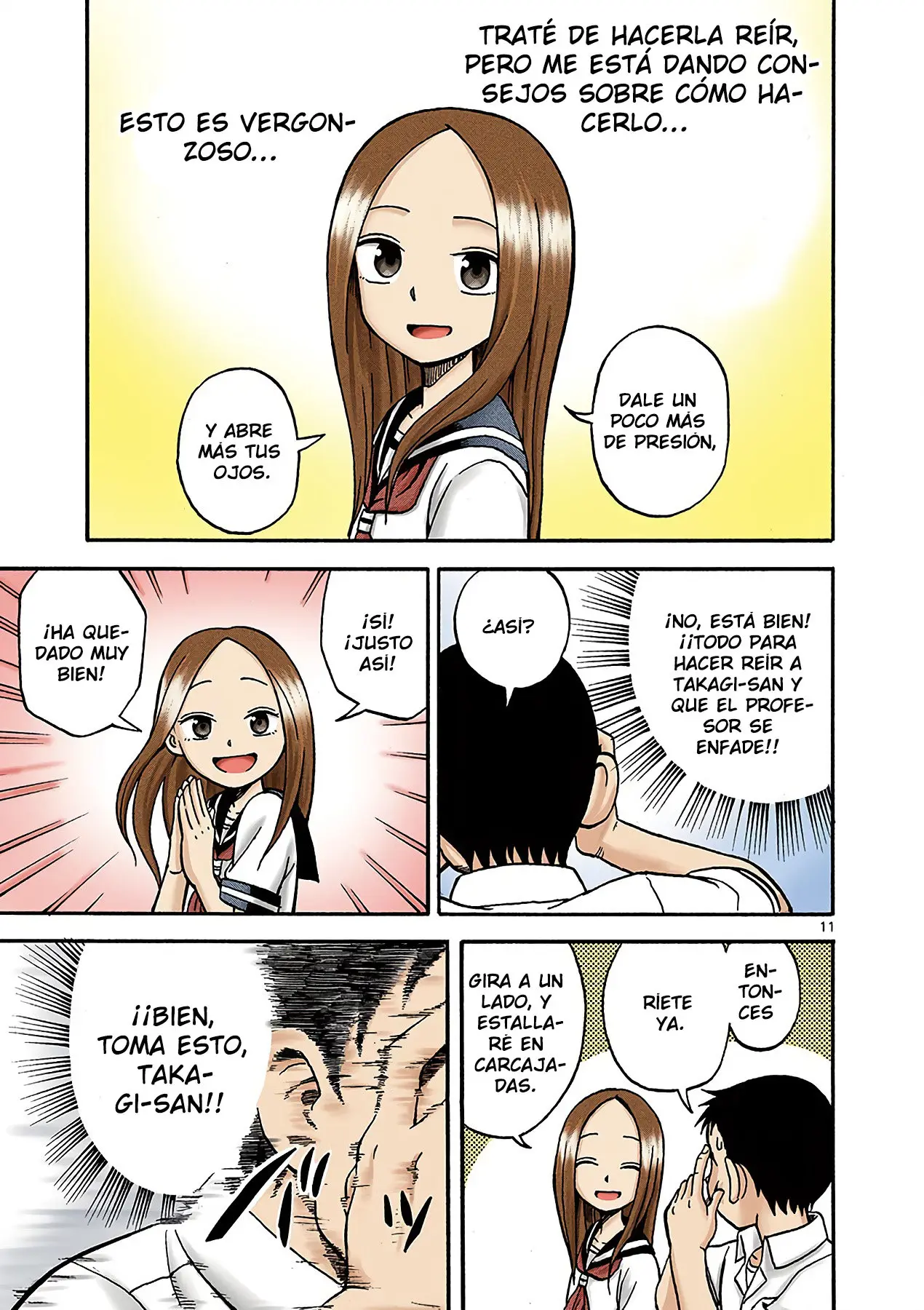 Karakai Jouzu no Takagi-san Full Color Special Edition (2018) - Capítulo 3 - Página 12 - LectorTMOo