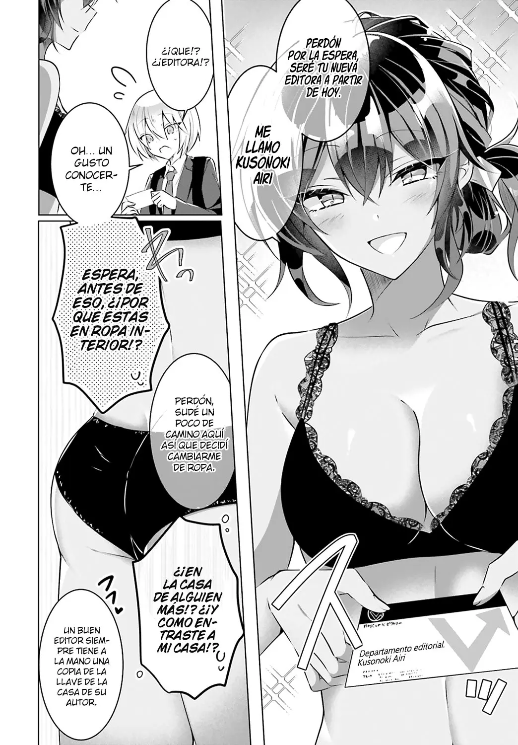Kasshoku Henshuu-san to Shota Mangaka (2020) - Capítulo 1 - Página 8 - LectorTMOo
