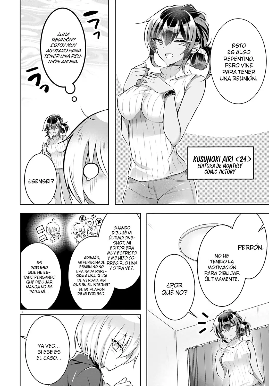 Kasshoku Henshuu-san to Shota Mangaka (2020) - Capítulo 1 - Página 10 - LectorTMOo