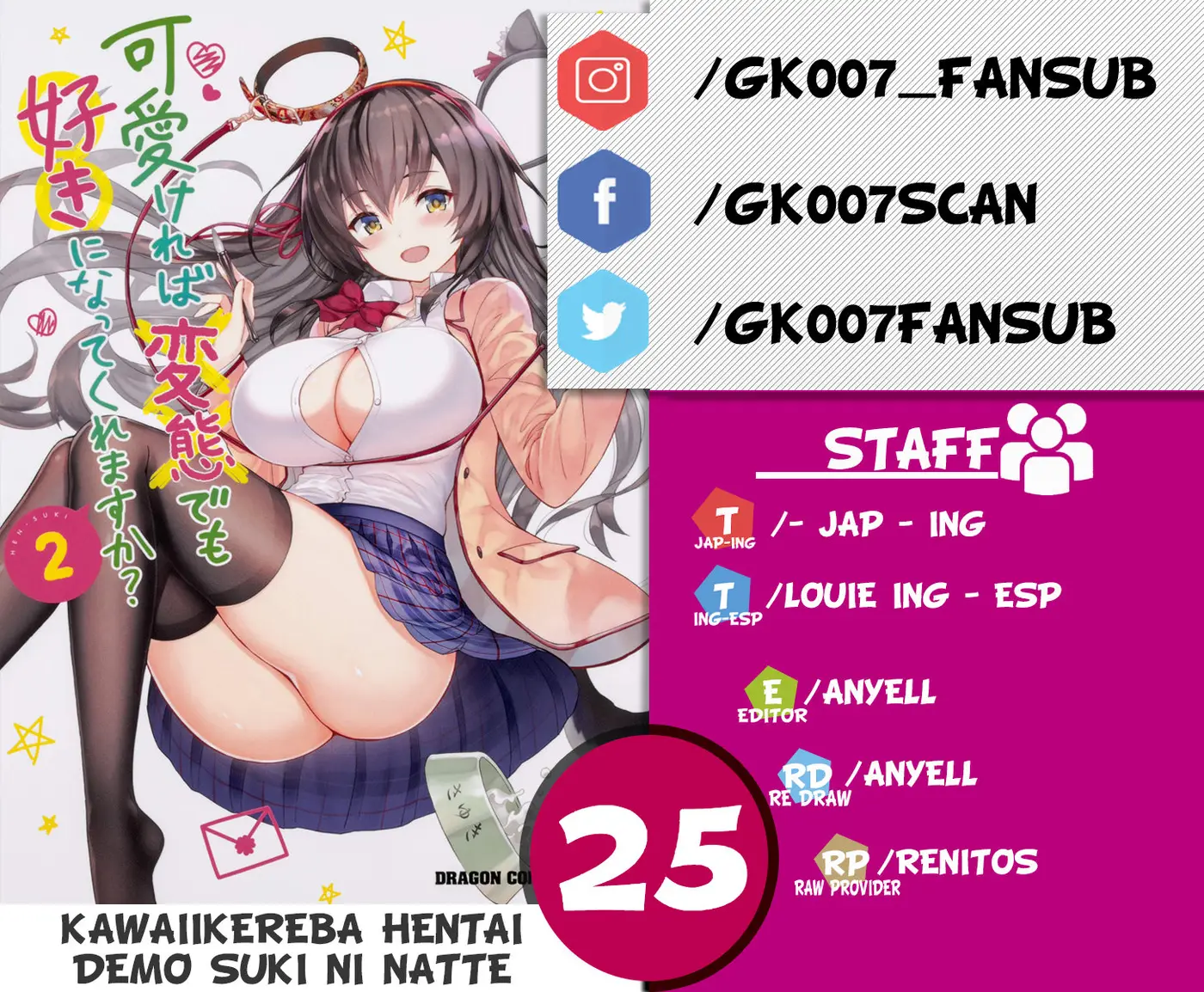 Kawaiikereba Hentai demo Suki ni Natte Kuremasu ka? (2017) - Capítulo 25 - Página 1 - LectorTMOo