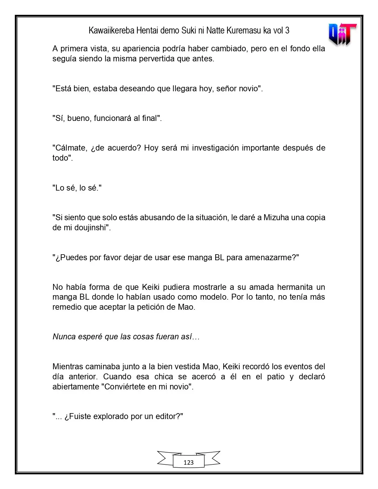 Kawaikereba Hentai demo Suki ni Natte Kuremasuka? - Capítulo 17 - Página 8 - LectorTMOo
