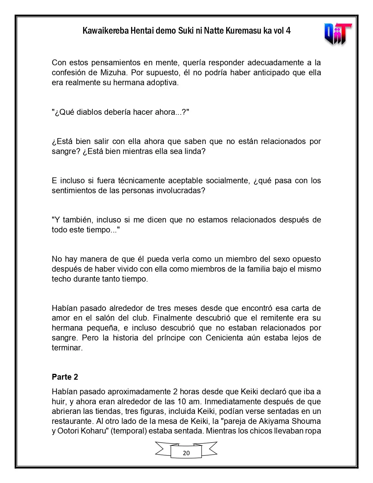 Kawaikereba Hentai demo Suki ni Natte Kuremasuka? - Capítulo 22 - Página 4 - LectorTMOo