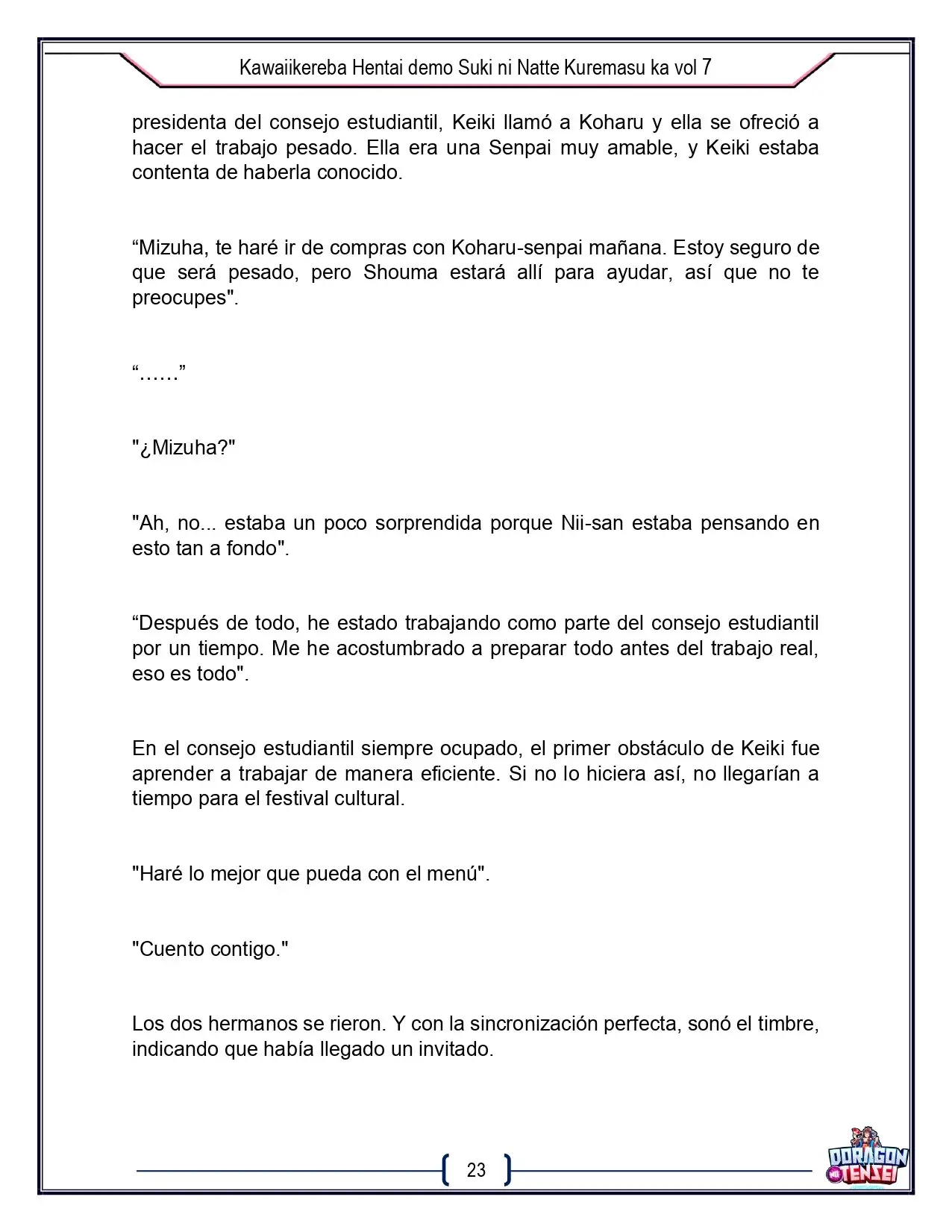 Kawaikereba Hentai demo Suki ni Natte Kuremasuka? - Capítulo 43 - Página 7 - LectorTMOo