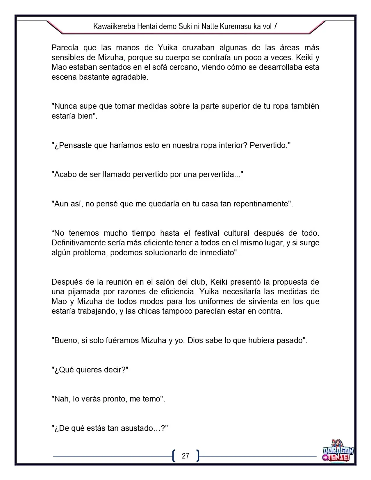 Kawaikereba Hentai demo Suki ni Natte Kuremasuka? - Capítulo 43 - Página 11 - LectorTMOo