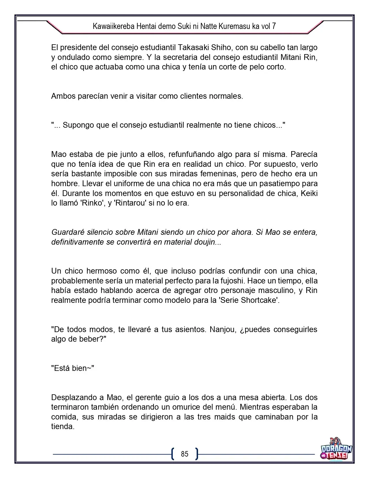 Kawaikereba Hentai demo Suki ni Natte Kuremasuka? - Capítulo 44 - Página 22 - LectorTMOo