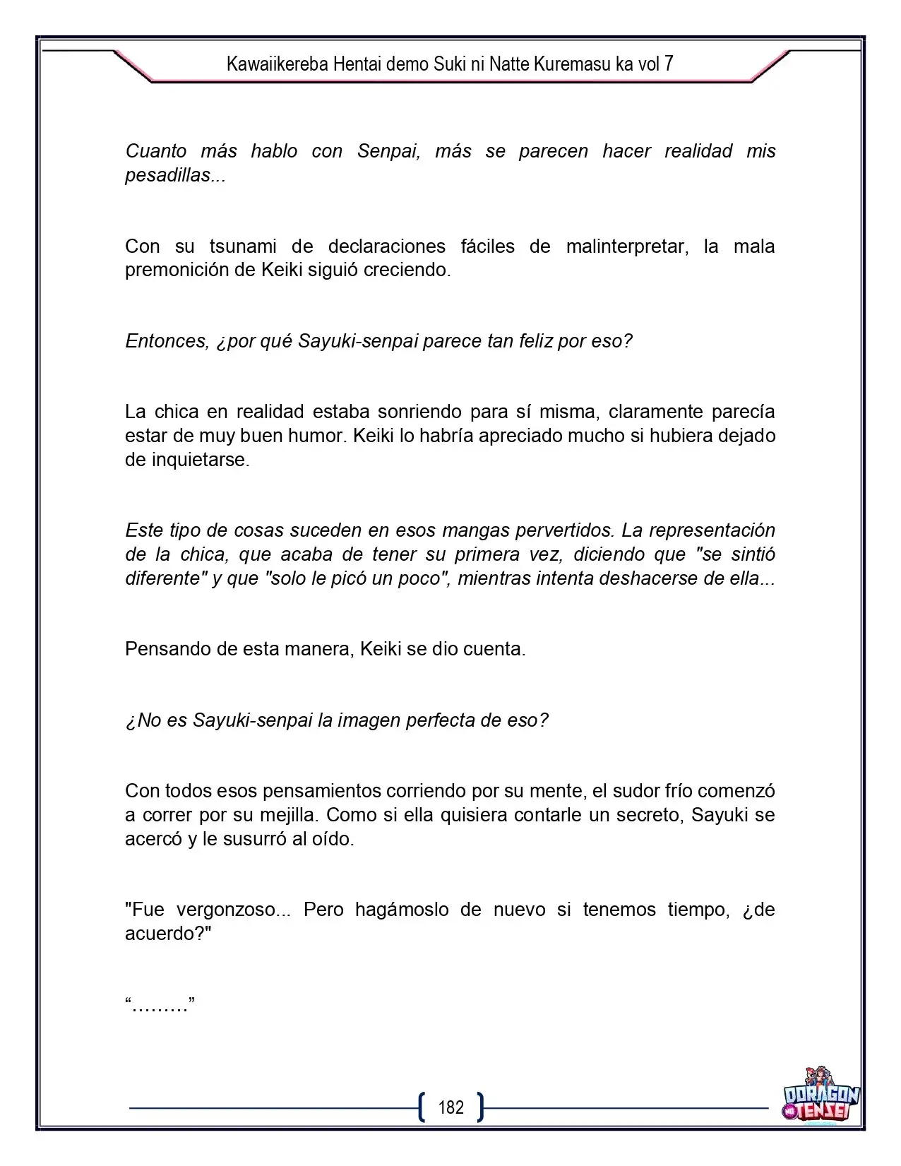 Kawaikereba Hentai demo Suki ni Natte Kuremasuka? - Capítulo 46 - Página 11 - LectorTMOo