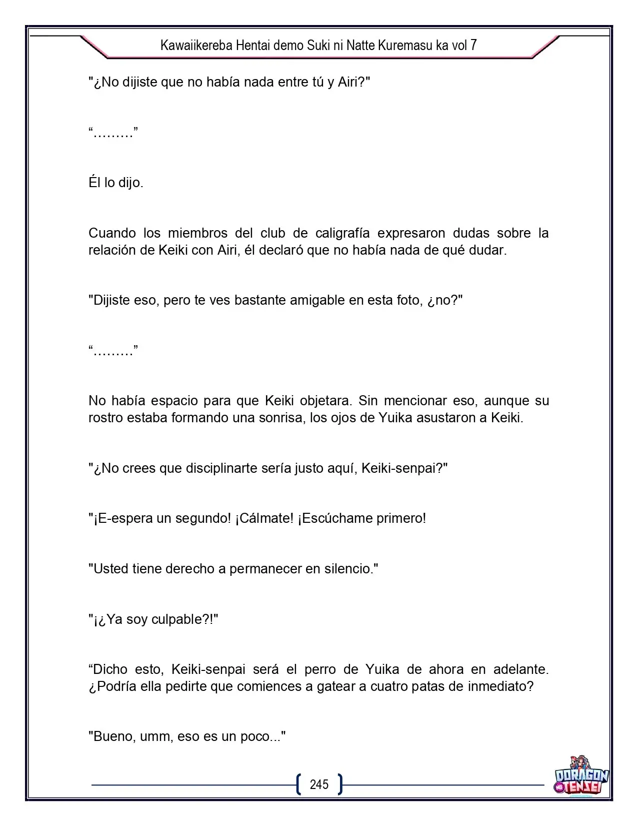 Kawaikereba Hentai demo Suki ni Natte Kuremasuka? - Capítulo 47 - Página 20 - LectorTMOo