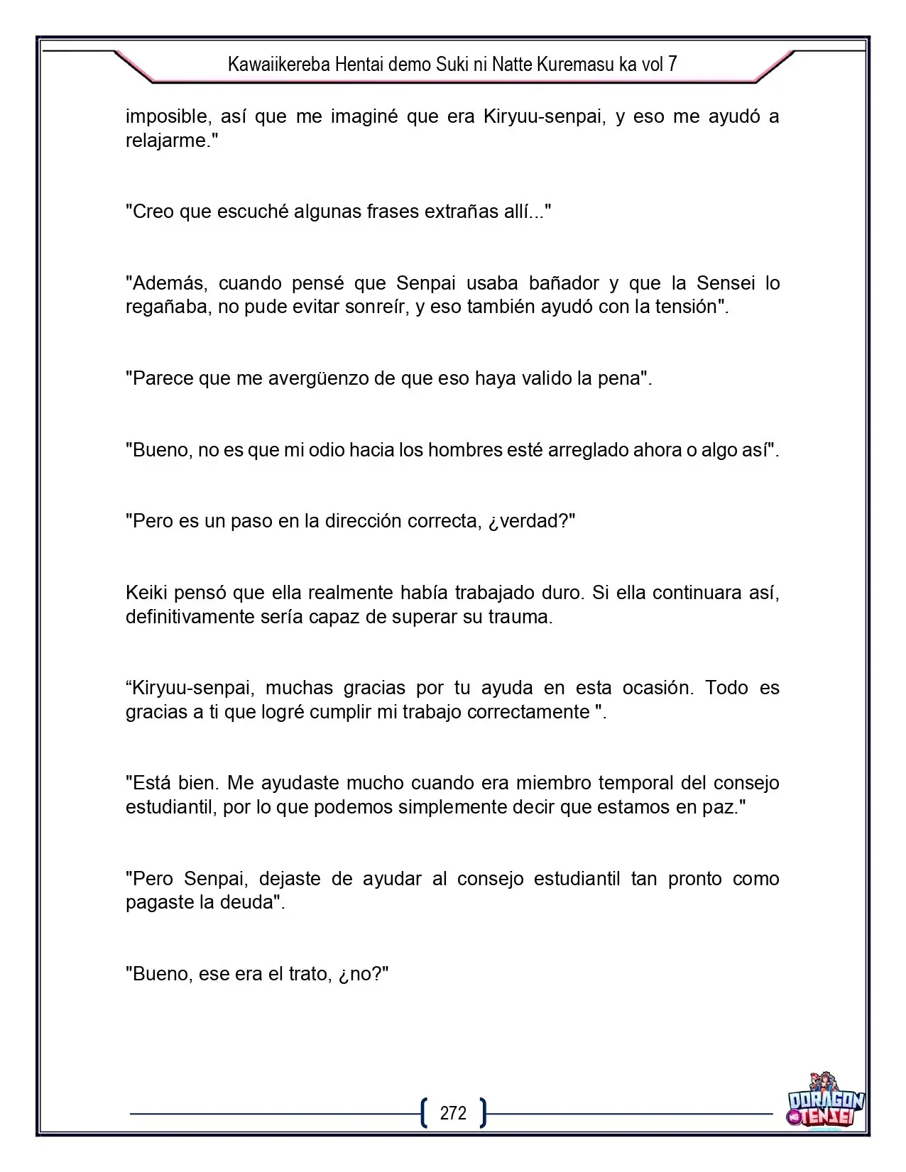 Kawaikereba Hentai demo Suki ni Natte Kuremasuka? - Capítulo 47 - Página 47 - LectorTMOo