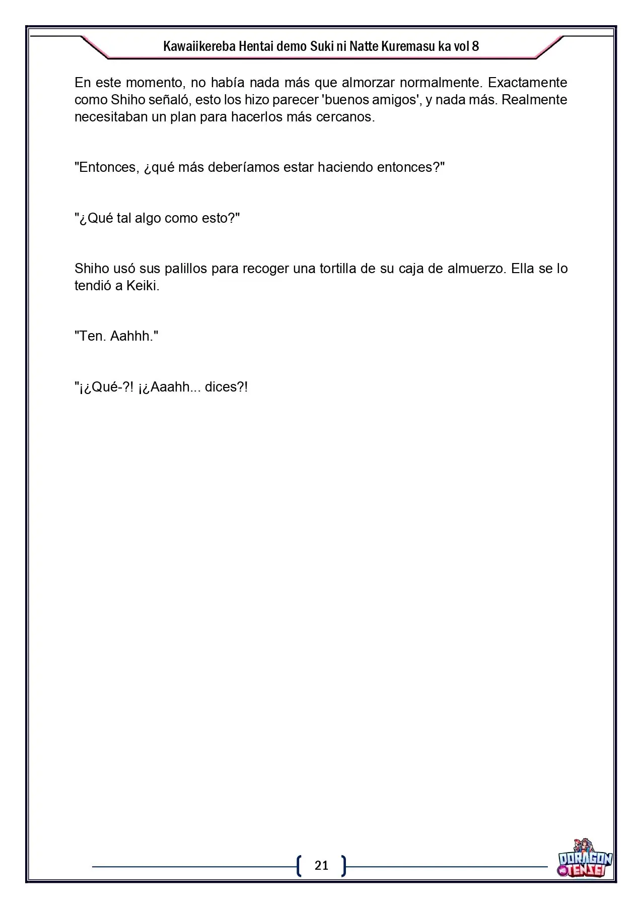 Kawaikereba Hentai demo Suki ni Natte Kuremasuka? - Capítulo 50 - Página 8 - LectorTMOo