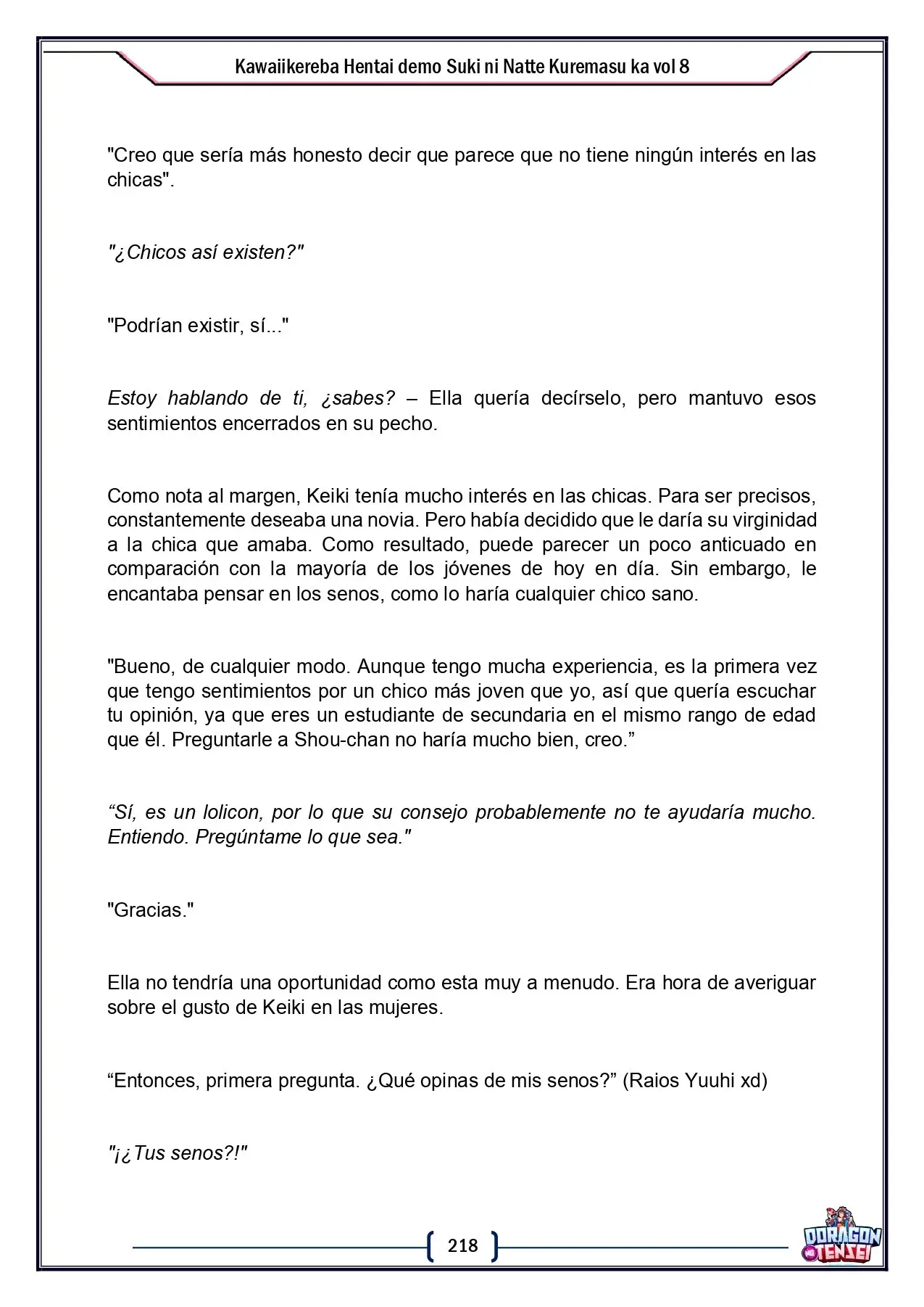 Kawaikereba Hentai demo Suki ni Natte Kuremasuka? - Capítulo 54 - Página 18 - LectorTMOo