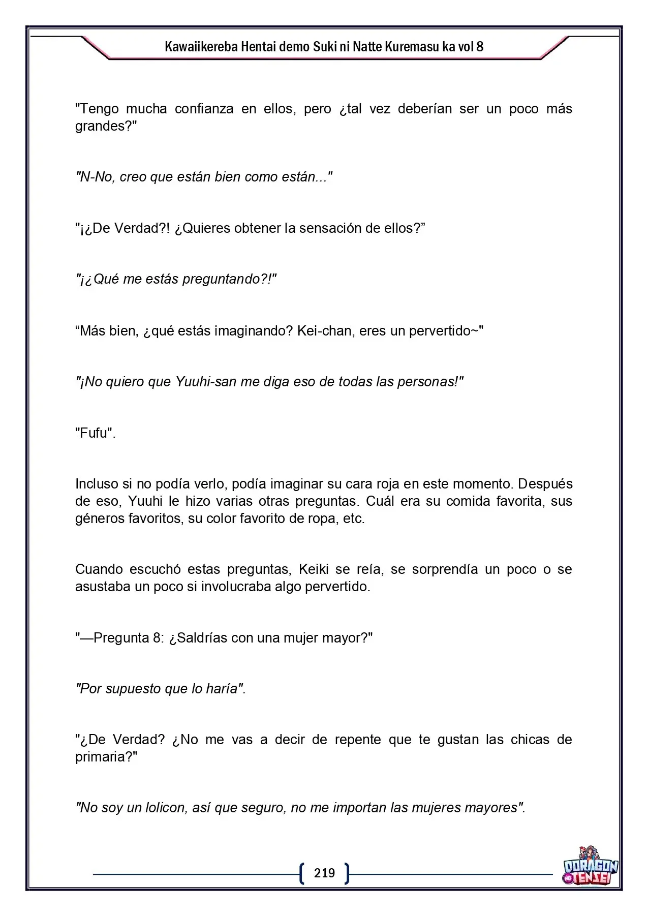 Kawaikereba Hentai demo Suki ni Natte Kuremasuka? - Capítulo 54 - Página 19 - LectorTMOo