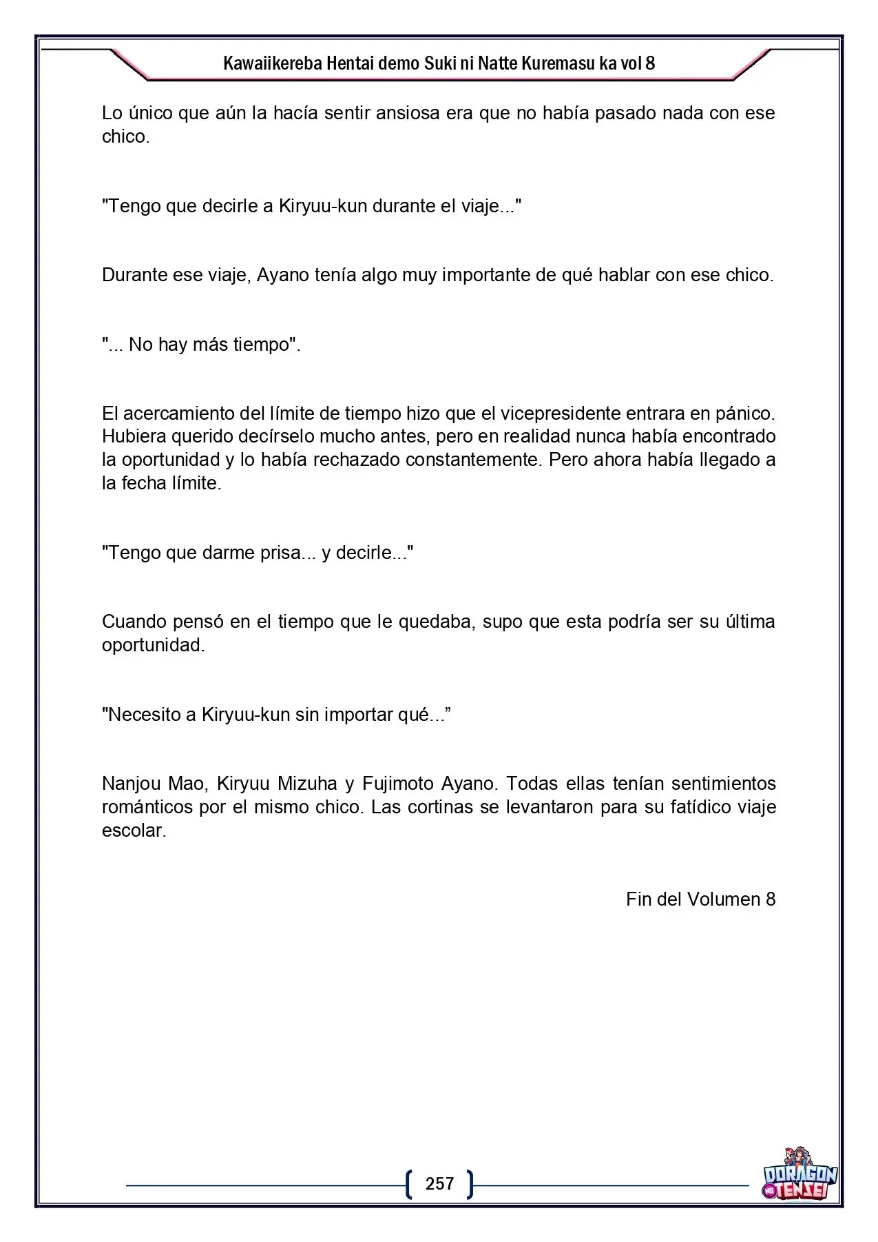 Kawaikereba Hentai demo Suki ni Natte Kuremasuka? - Capítulo 55 - Página 6 - LectorTMOo