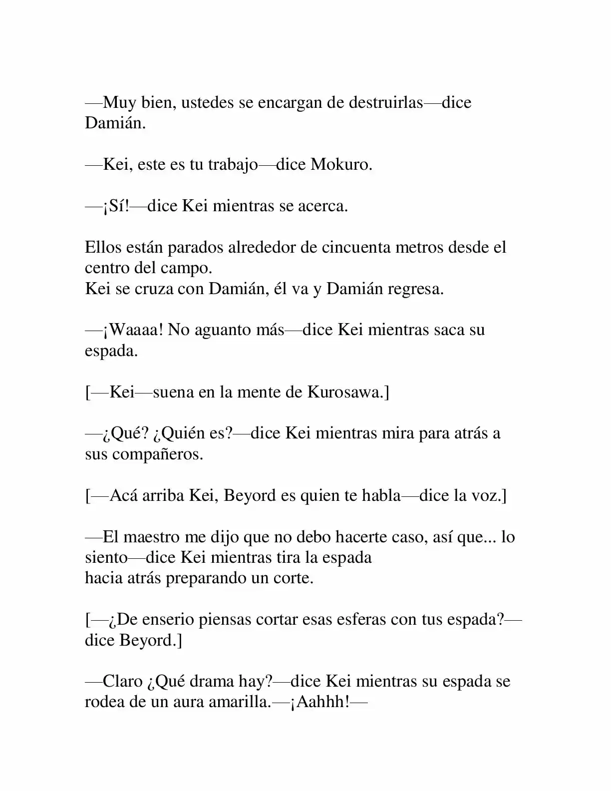 Keimamura X (Novela) (2018) - Capítulo 15 - Página 7 - LectorTMOo
