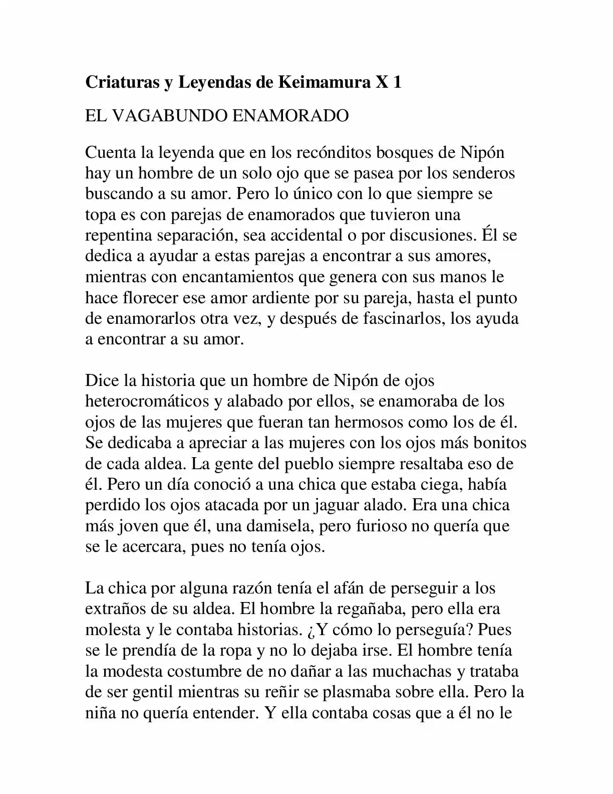 Keimamura X (Novela) (2018) - Capítulo 41.5 - Página 1 - LectorTMOo