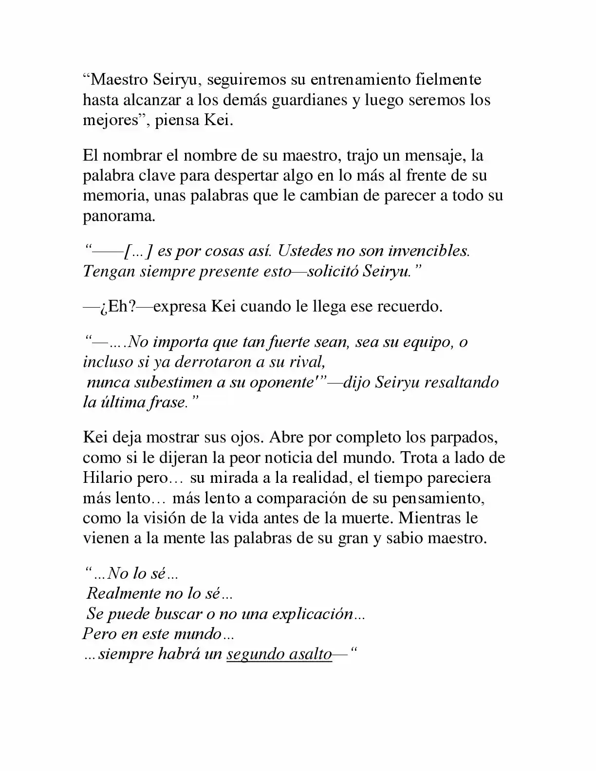 Keimamura X (Novela) (2018) - Capítulo 54 - Página 7 - LectorTMOo