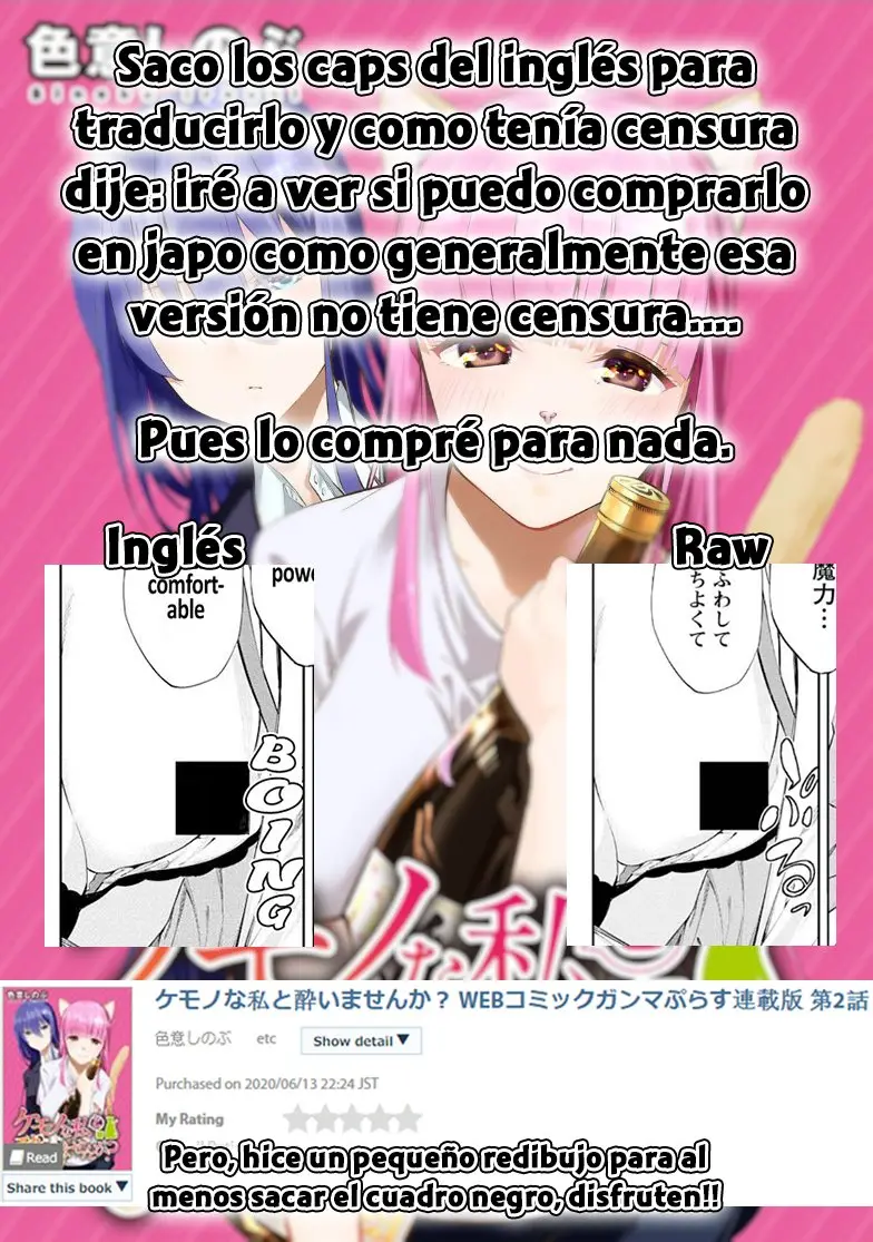 Kemonona Watashi to Yoimasen Ka - Capítulo 2 - Página 1 - LectorTMOo