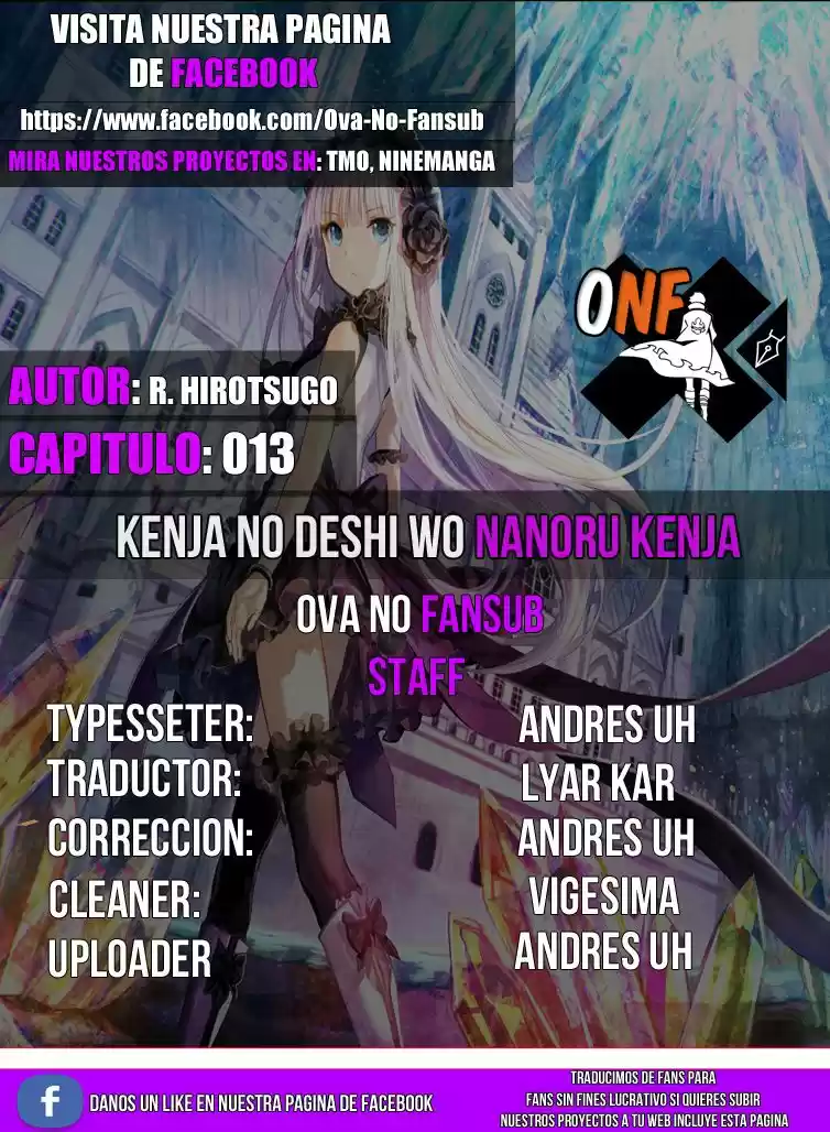 Kenja no Deshi wo Nanoru Kenja (Manga) (2016) - Capítulo 13 - Página 1 - LectorTMOo