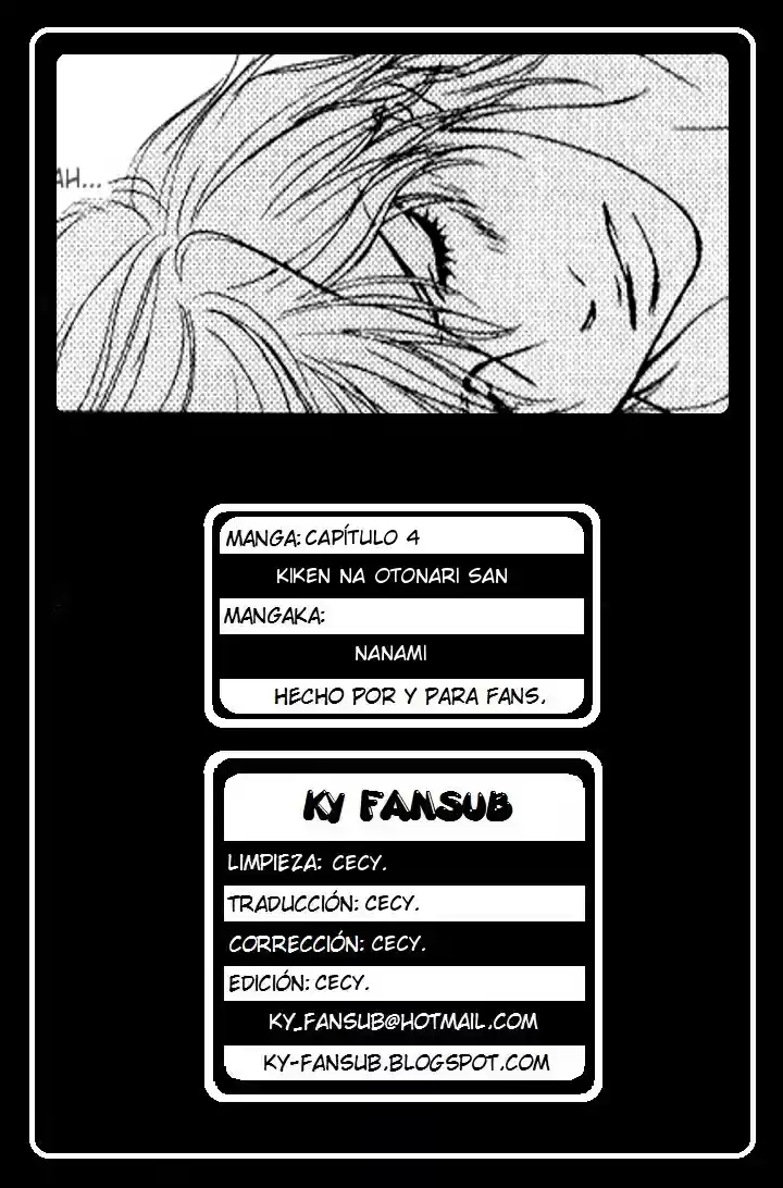 Kiken Na Otonari San (2010) - Capítulo 4 - Página 1 - LectorTMOo