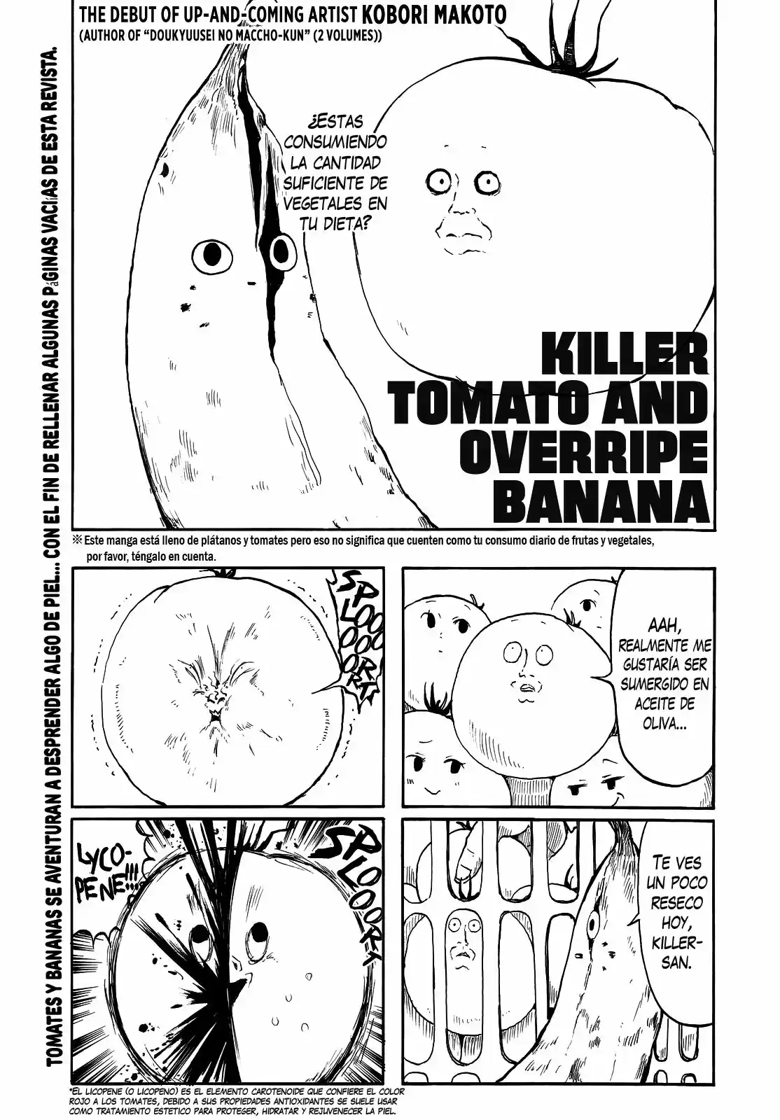 Killer Tomato to Kanjuku Banana (2016) - Capítulo 1 - Página 1 - LectorTMOo