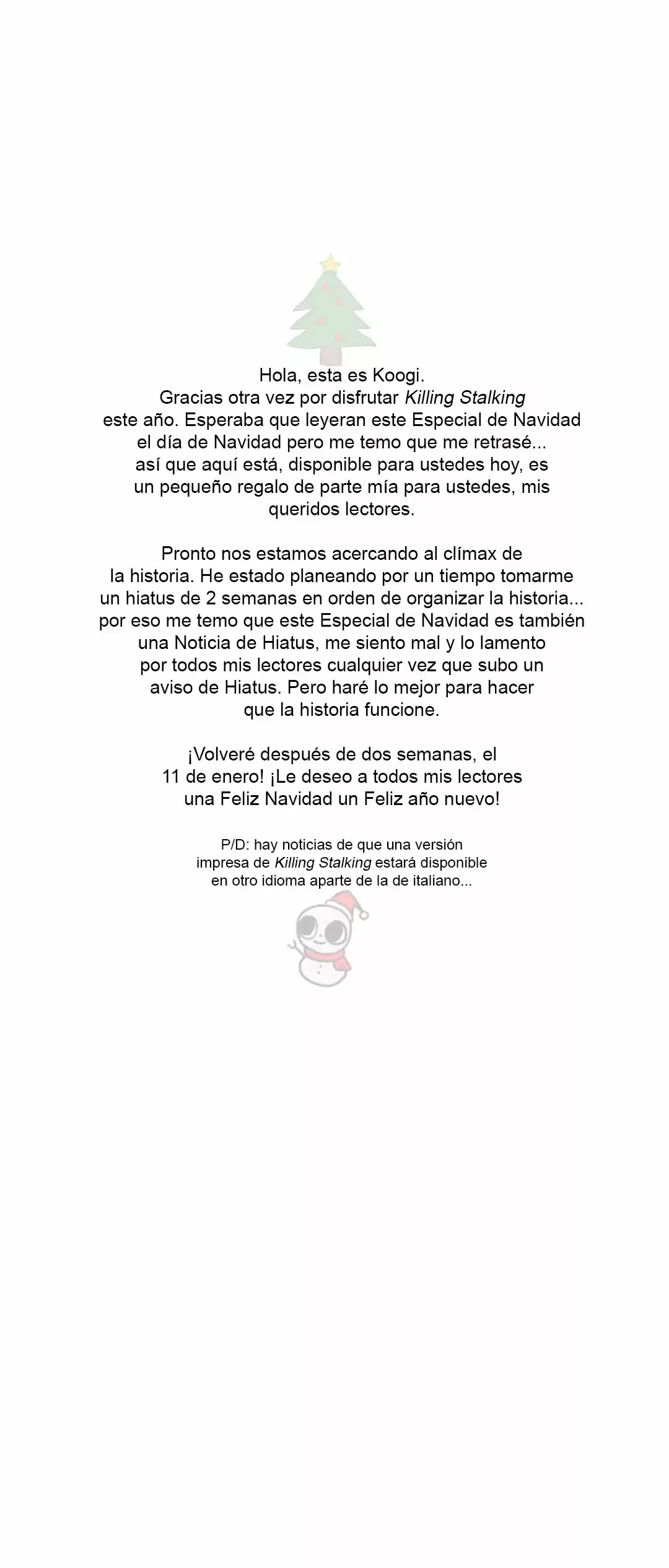 KILLING STALKING (2016) - Capítulo 62.5 - Página 15 - LectorTMOo