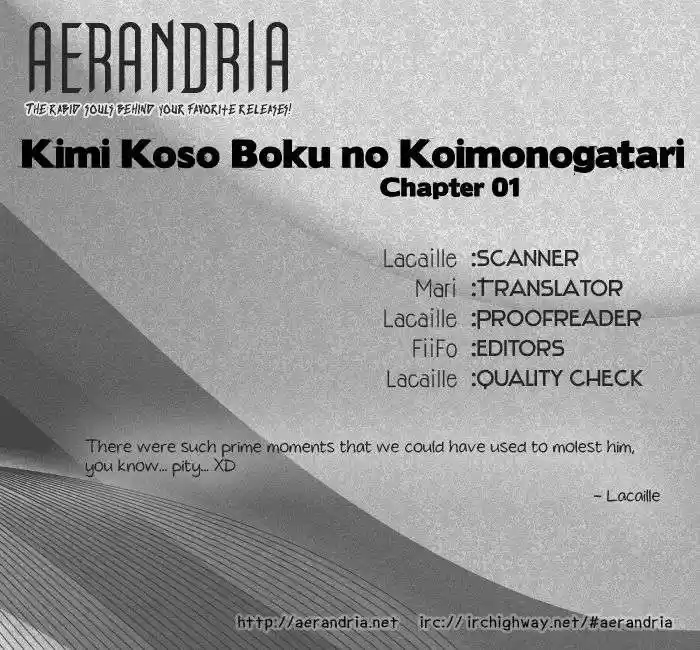 Kimi Koso Boku no Koimonogatari (2010) - Capítulo 1 - Página 2 - LectorTMOo