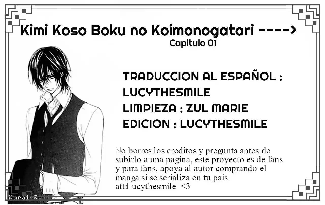 Kimi Koso Boku no Koimonogatari (2010) - Capítulo 1 - Página 4 - LectorTMOo
