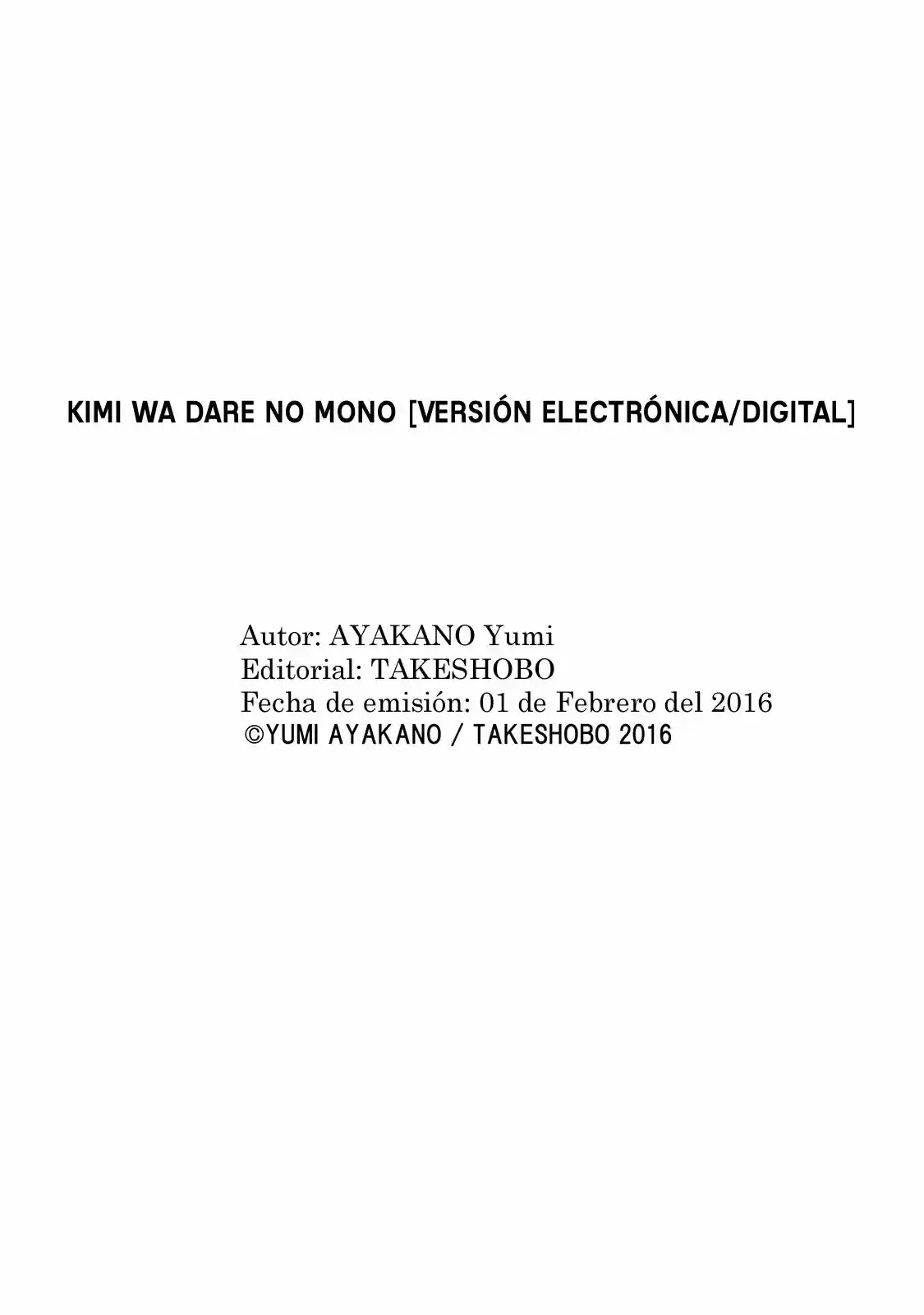 Kimi wa dare no mono (2017) - Capítulo 1 - Página 30 - LectorTMOo