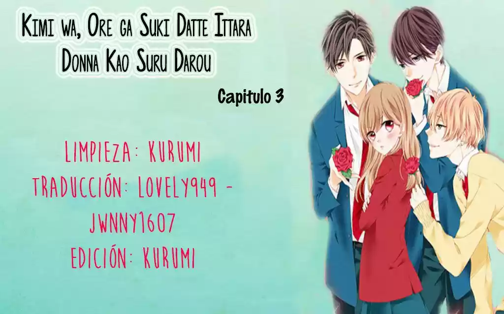 Kimi wa, Ore ga Suki Datte Ittara Donna Kao Suru Darou. (2016) - Capítulo 3 - Página 1 - LectorTMOo