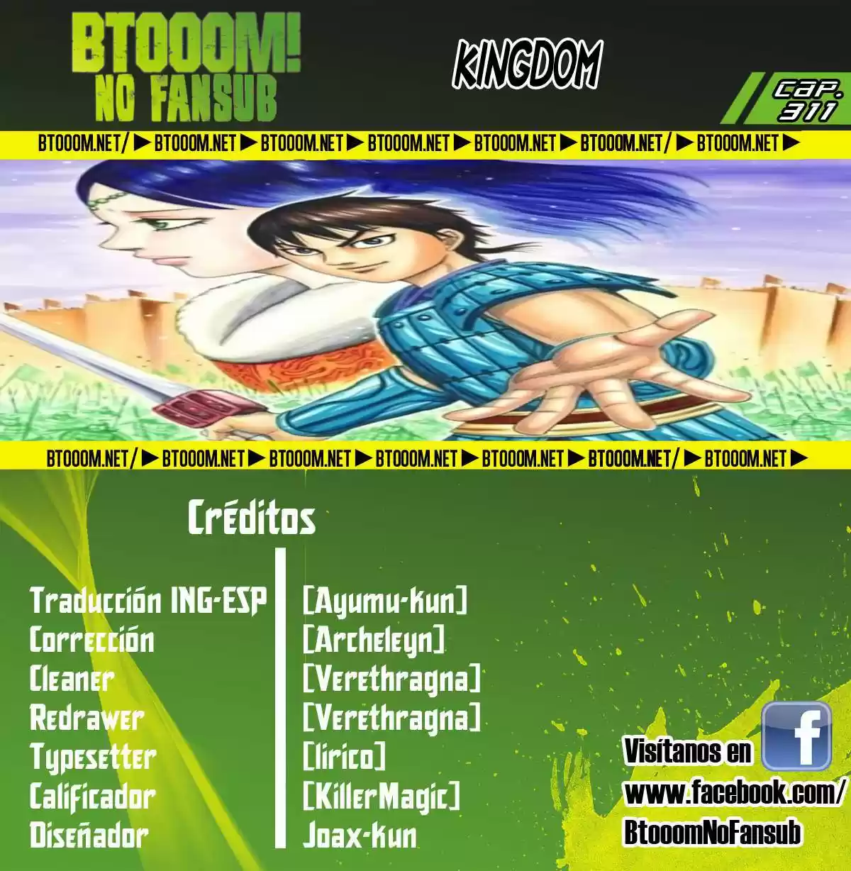 Kingdom (Manga) (2006) - Capítulo 311 - Página 1 - LectorTMOo