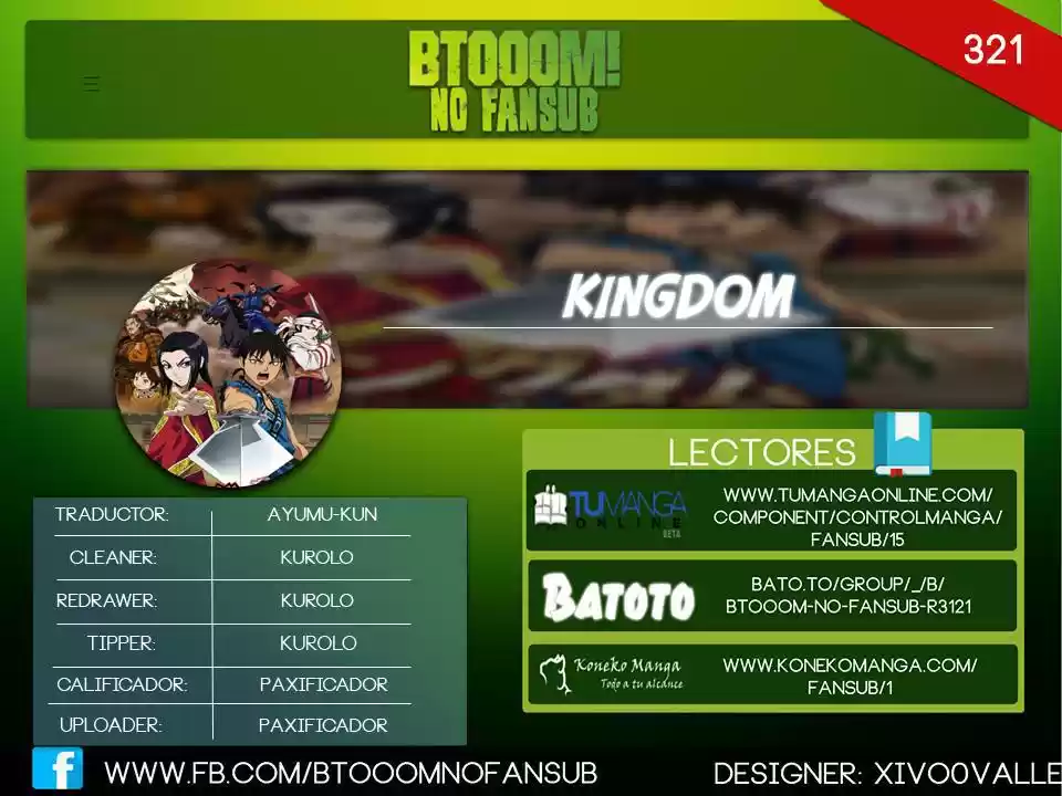 Kingdom (Manga) (2006) - Capítulo 321 - Página 1 - LectorTMOo